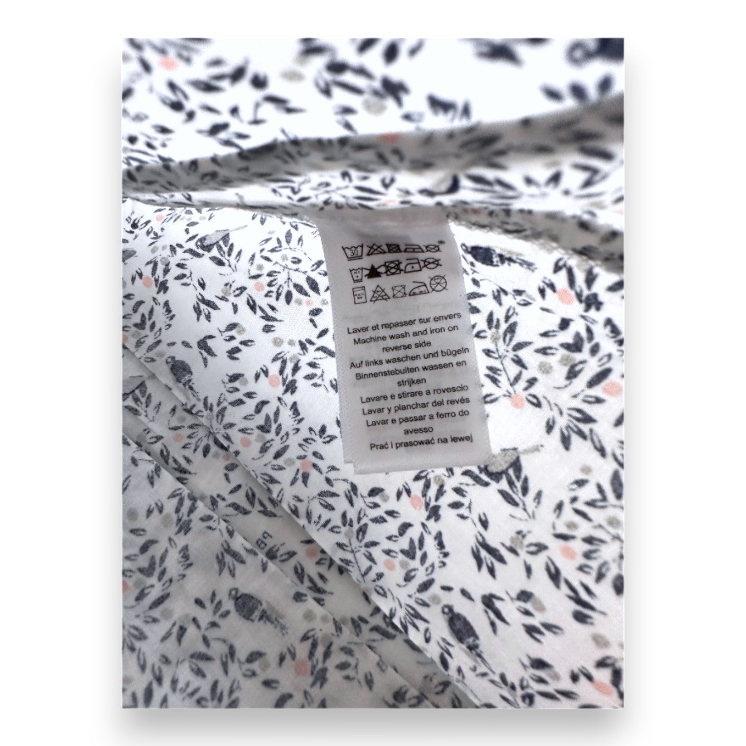 PETIT BATEAU - White dress with prints - 12 months