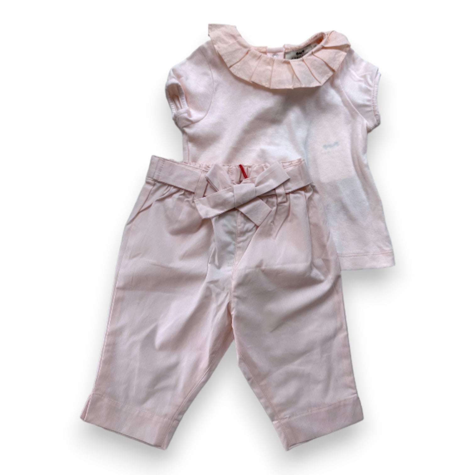 CYRILLUS - New pink pants and t-shirt set - 6 months