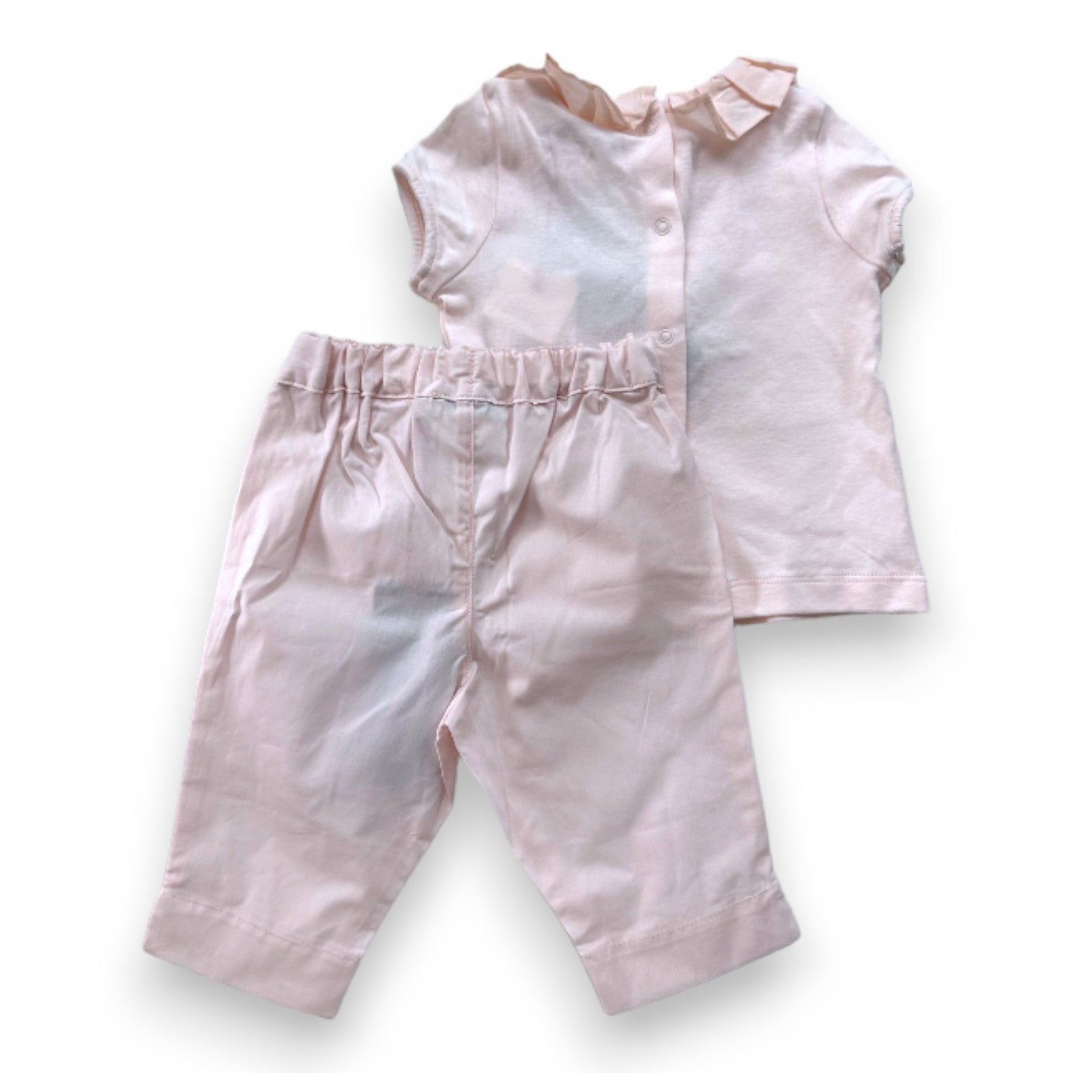 CYRILLUS - New pink pants and t-shirt set - 6 months