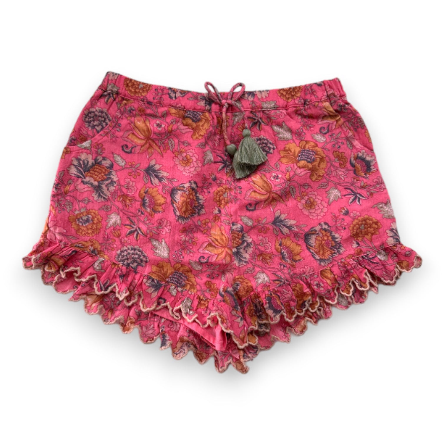 LOUISE MISHA - Rosa Shorts mit Blumenmuster - 8 Jahre
