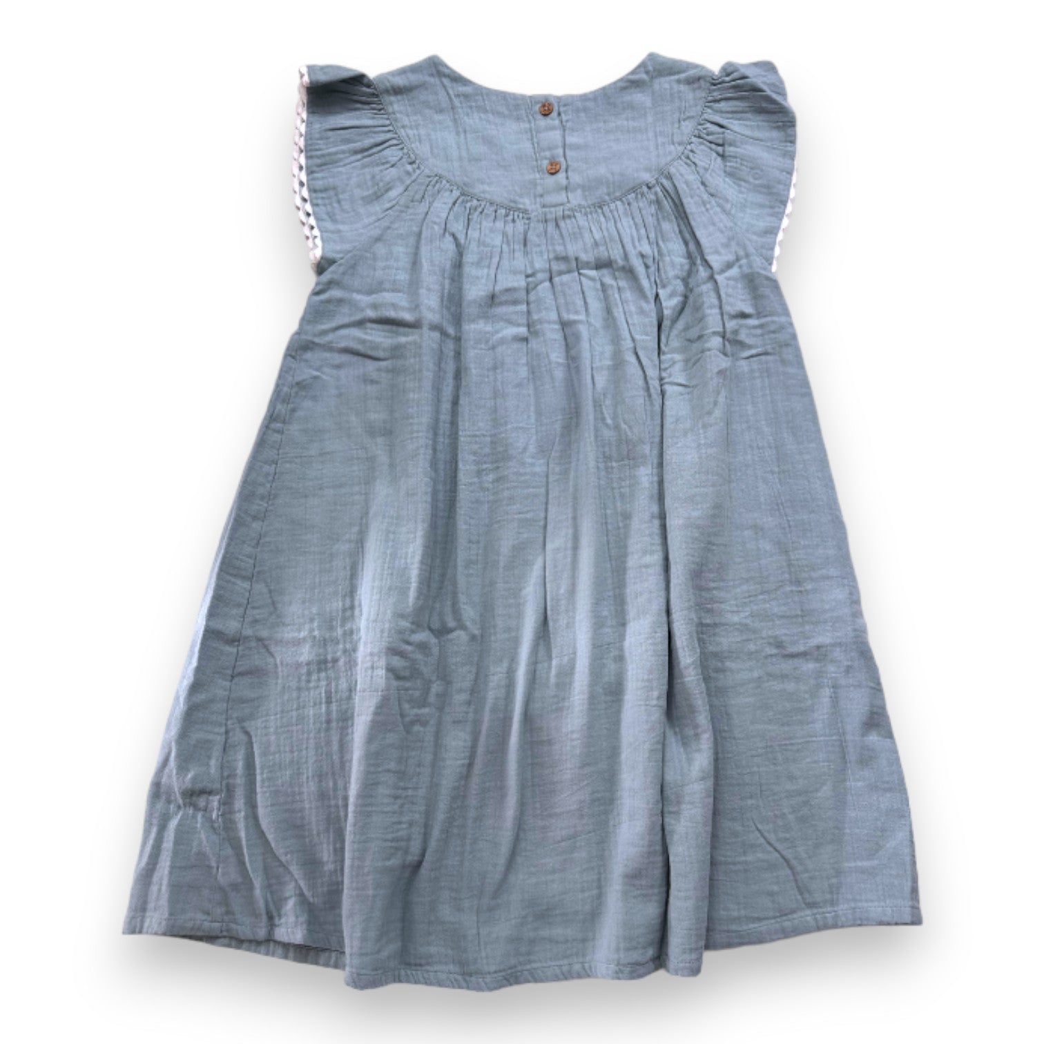 LOUISE MISHA - Blaues Kleid mit Stickerei - 10 Jahre