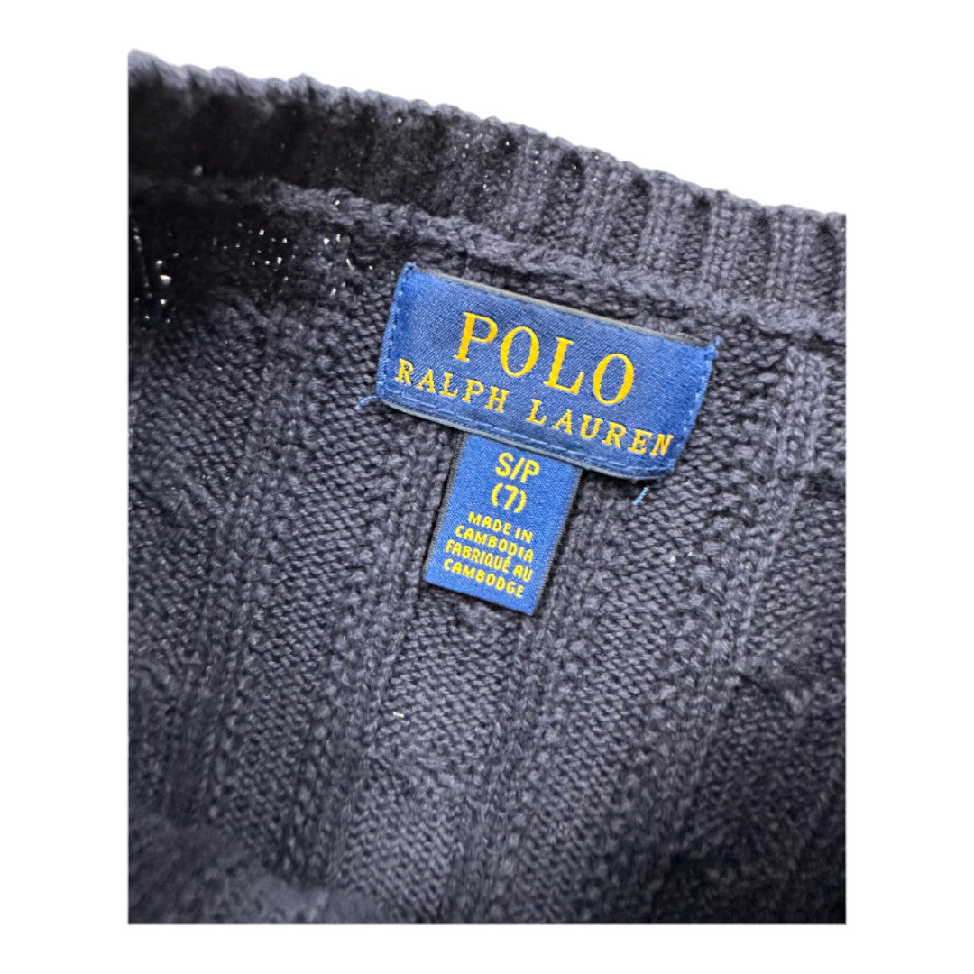 RALPH LAUREN - Navy blue sweater - 7 years