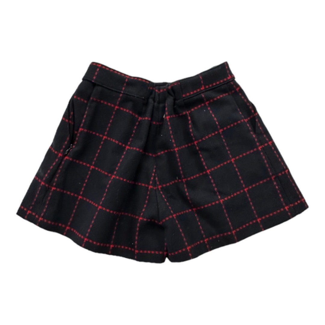JACADI - Navy blue and red checked shorts - 5 years