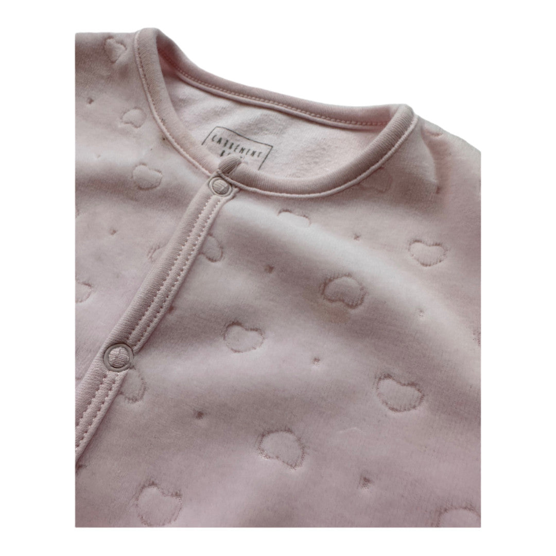 CARREMENT BEAU - Rosa Herz-Pyjama - 9 Monate