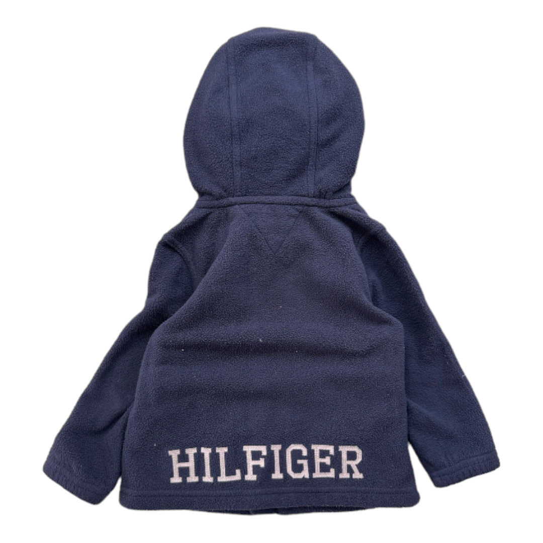 TOMMY HILFIGER - Gilet polaire bleu marine - 9 mois