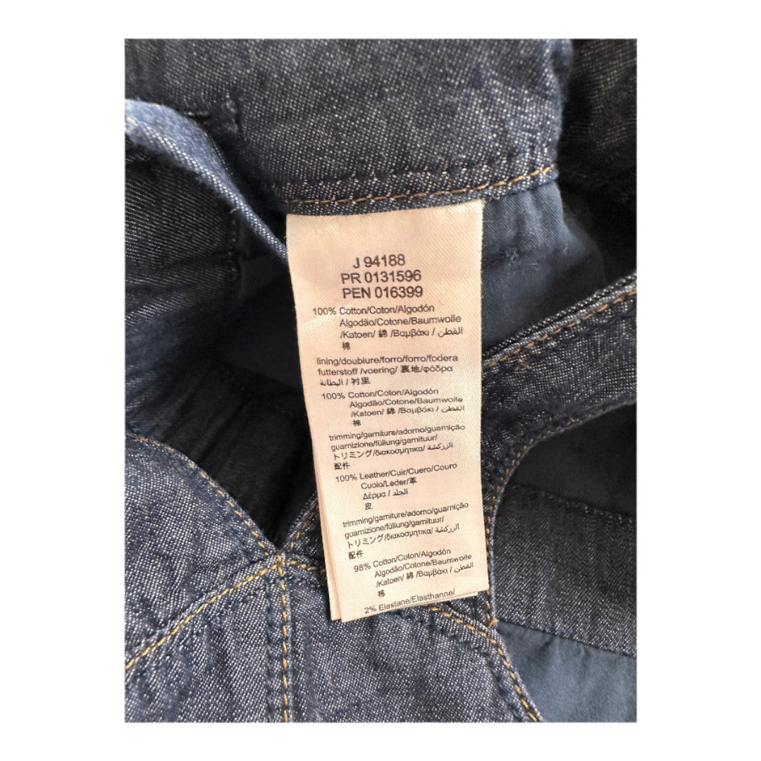 HUGO BOSS - Blue denim dungarees - 9 months