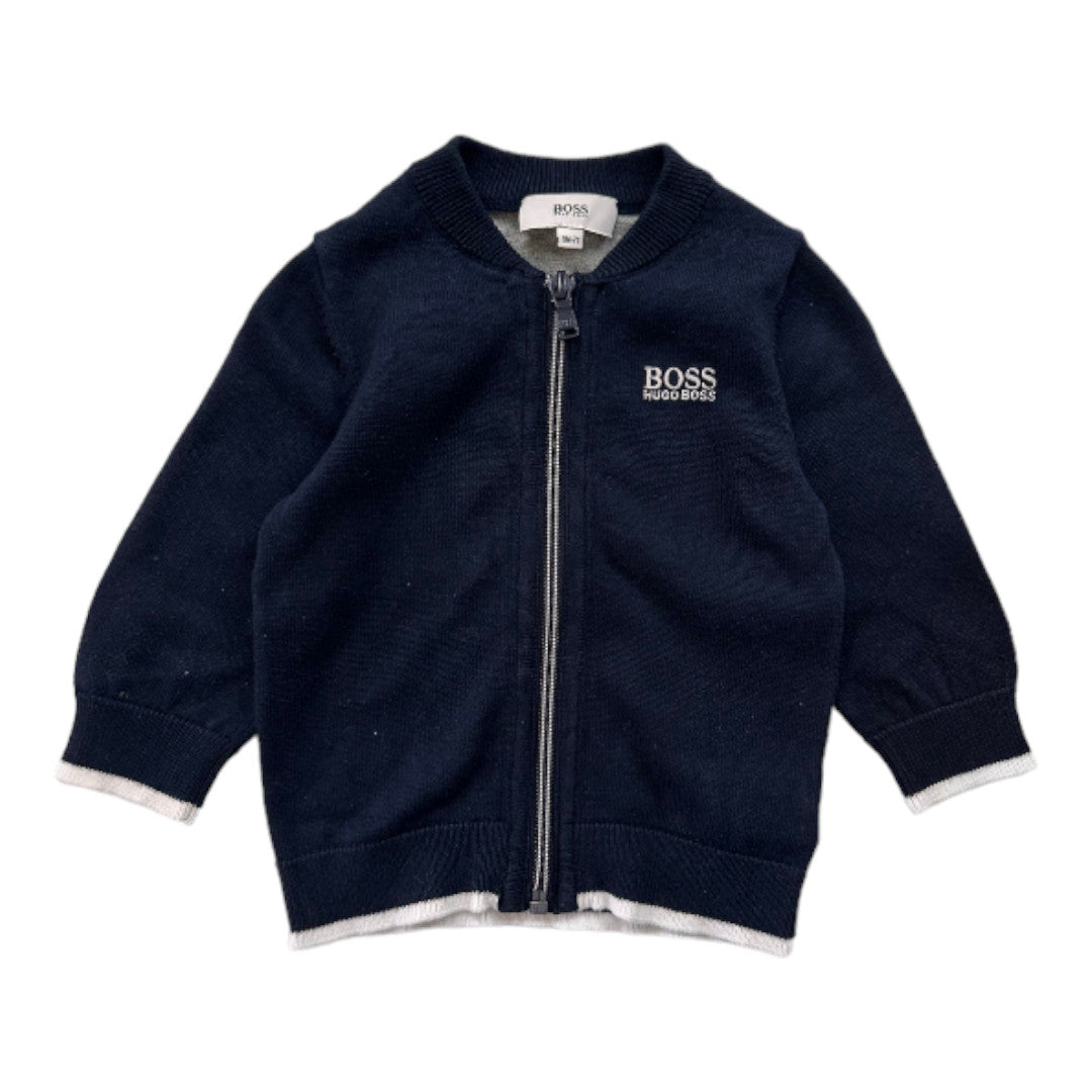 HUGO BOSS - Navy blue cardigan - 9 months