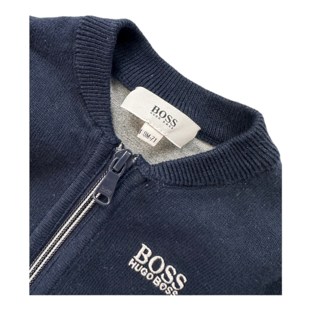 HUGO BOSS - Navy blue cardigan - 9 months
