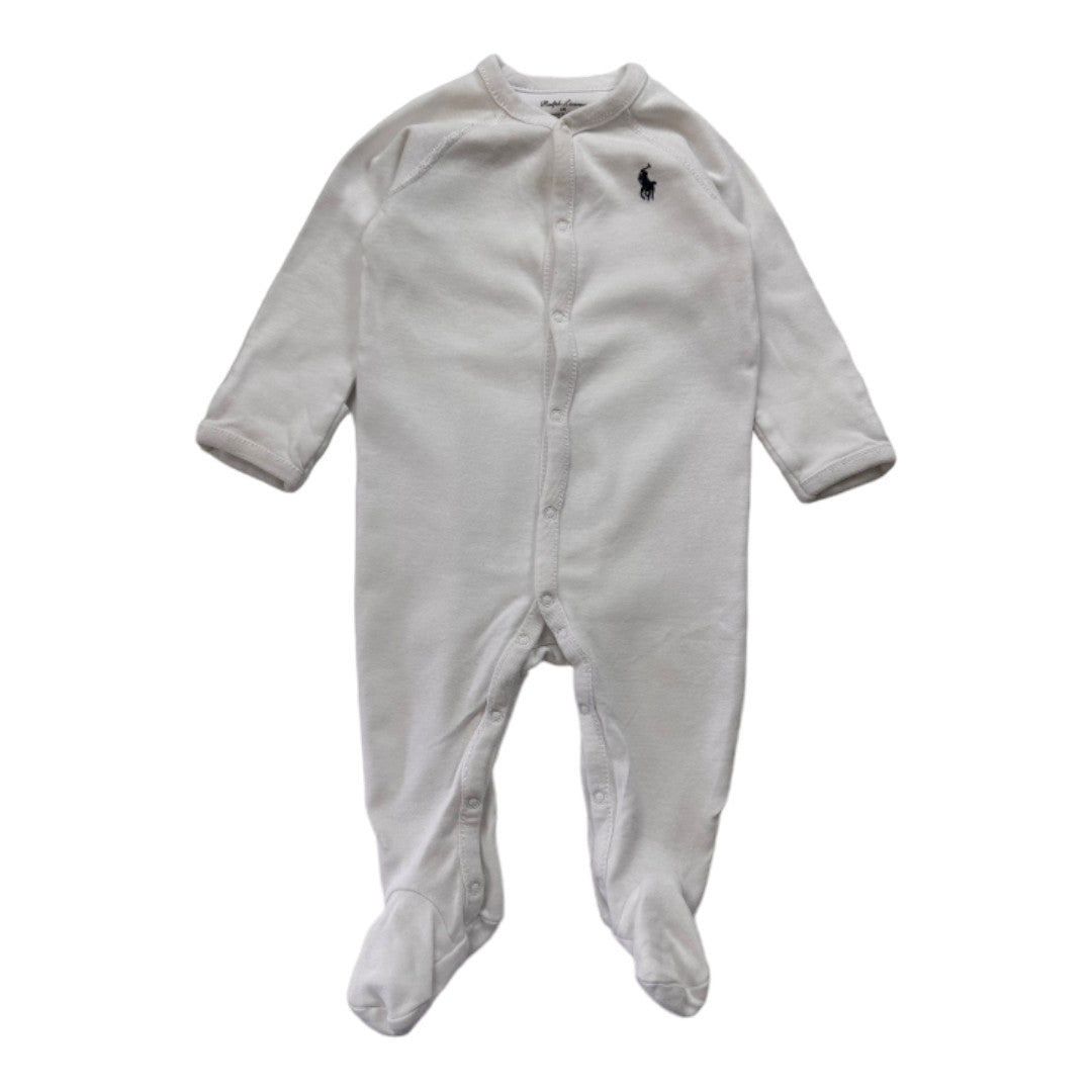 RALPH LAUREN - Weißer Pyjama - 6 Monate