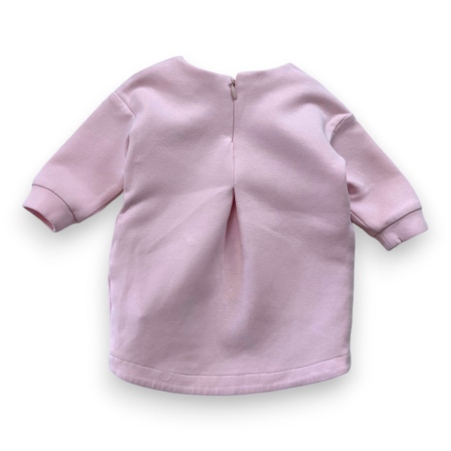 KARL LAGERFELD - Rosa Langarmkleid mit Print - 3 Monate