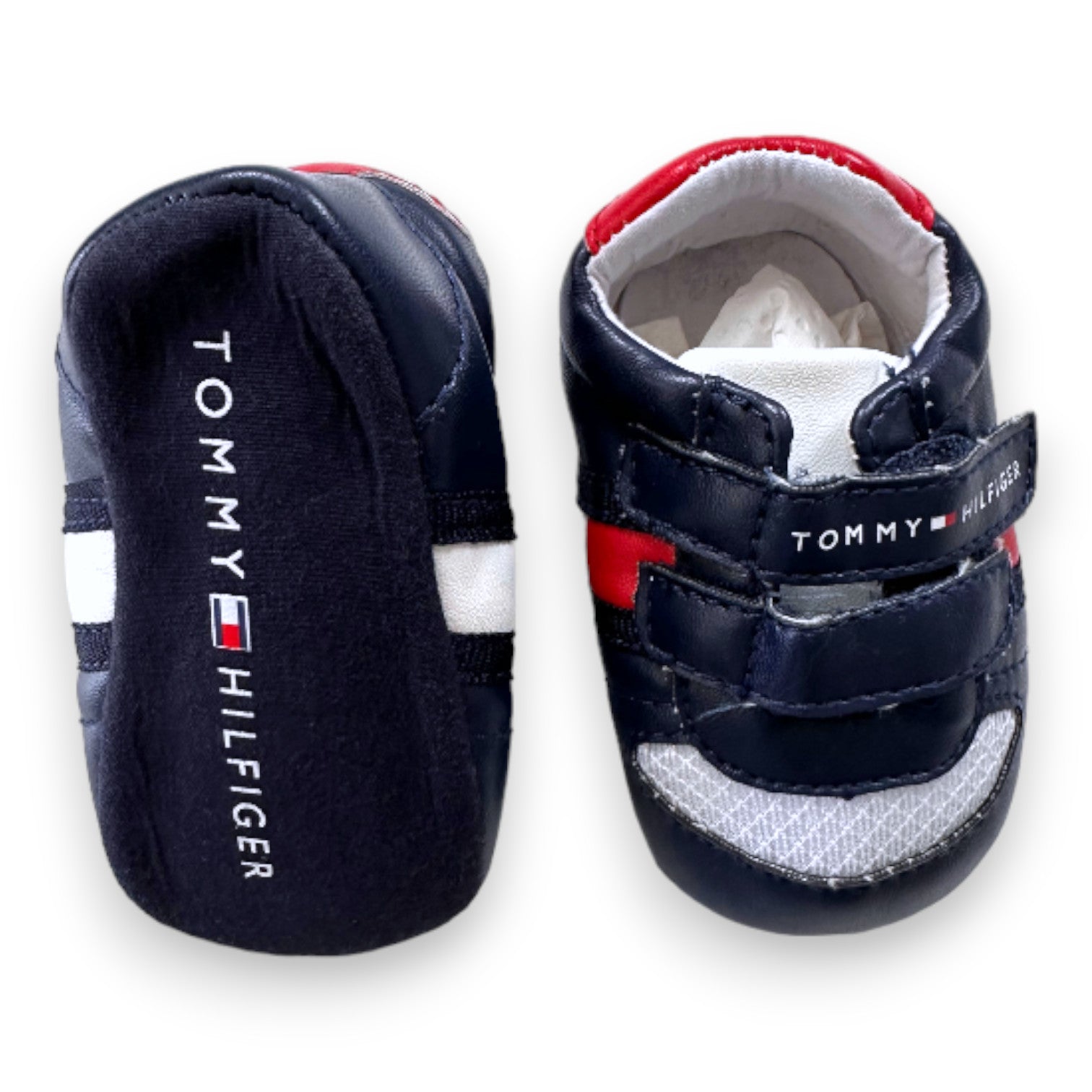 TOMMY HILFIGER - Baskets bleus et rouges - 16