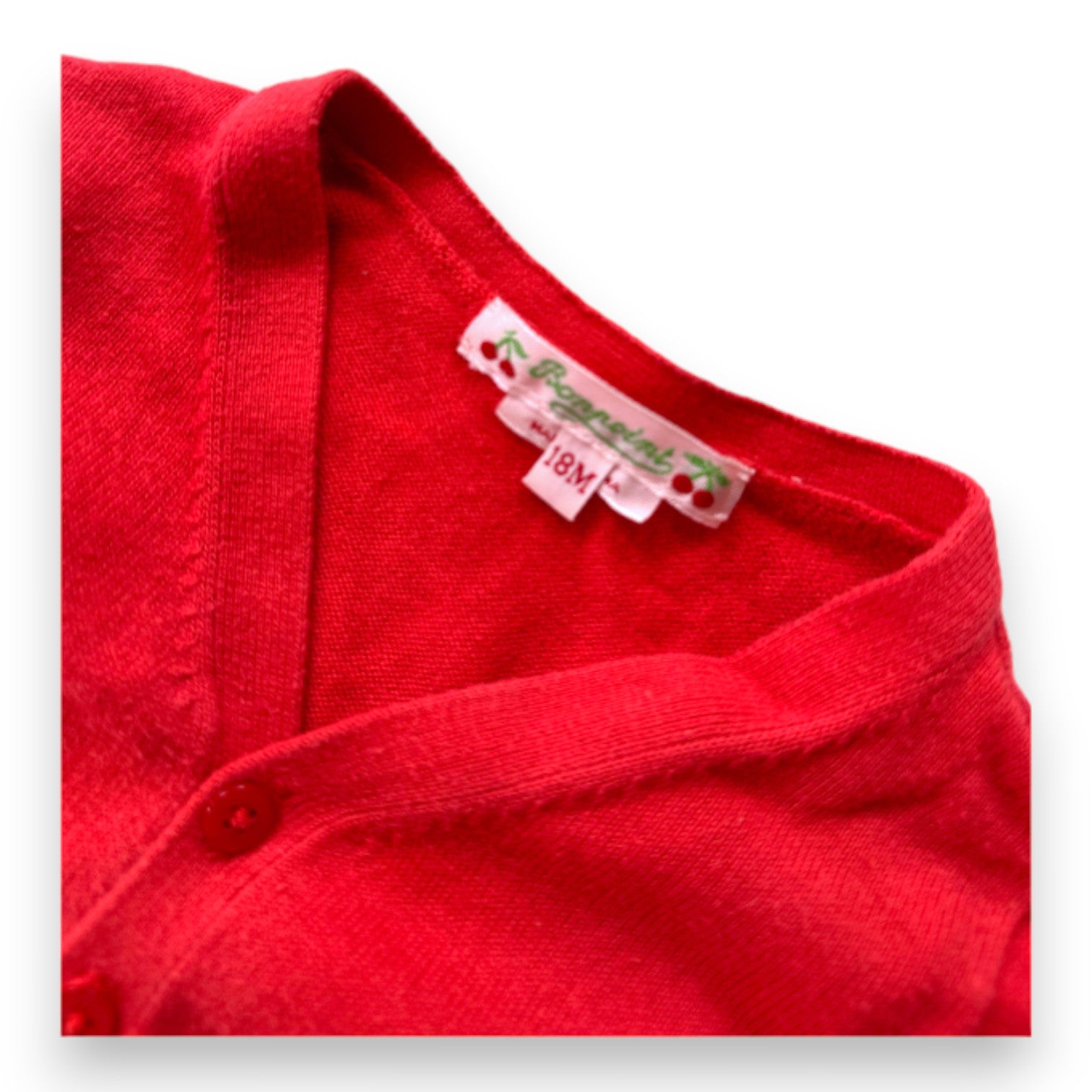 BONPOINT - Cardigan rose - 18 mois