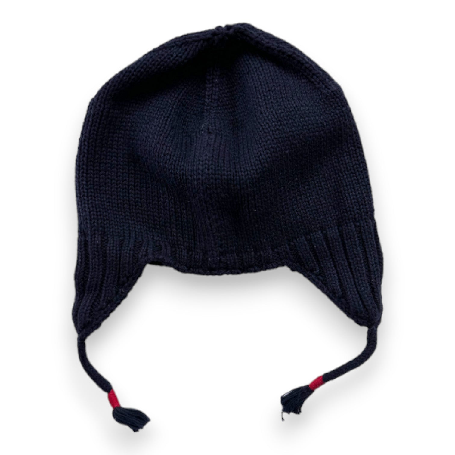 RALPH LAUREN - Bonnet bleu marine avec drapeau - 4 ans