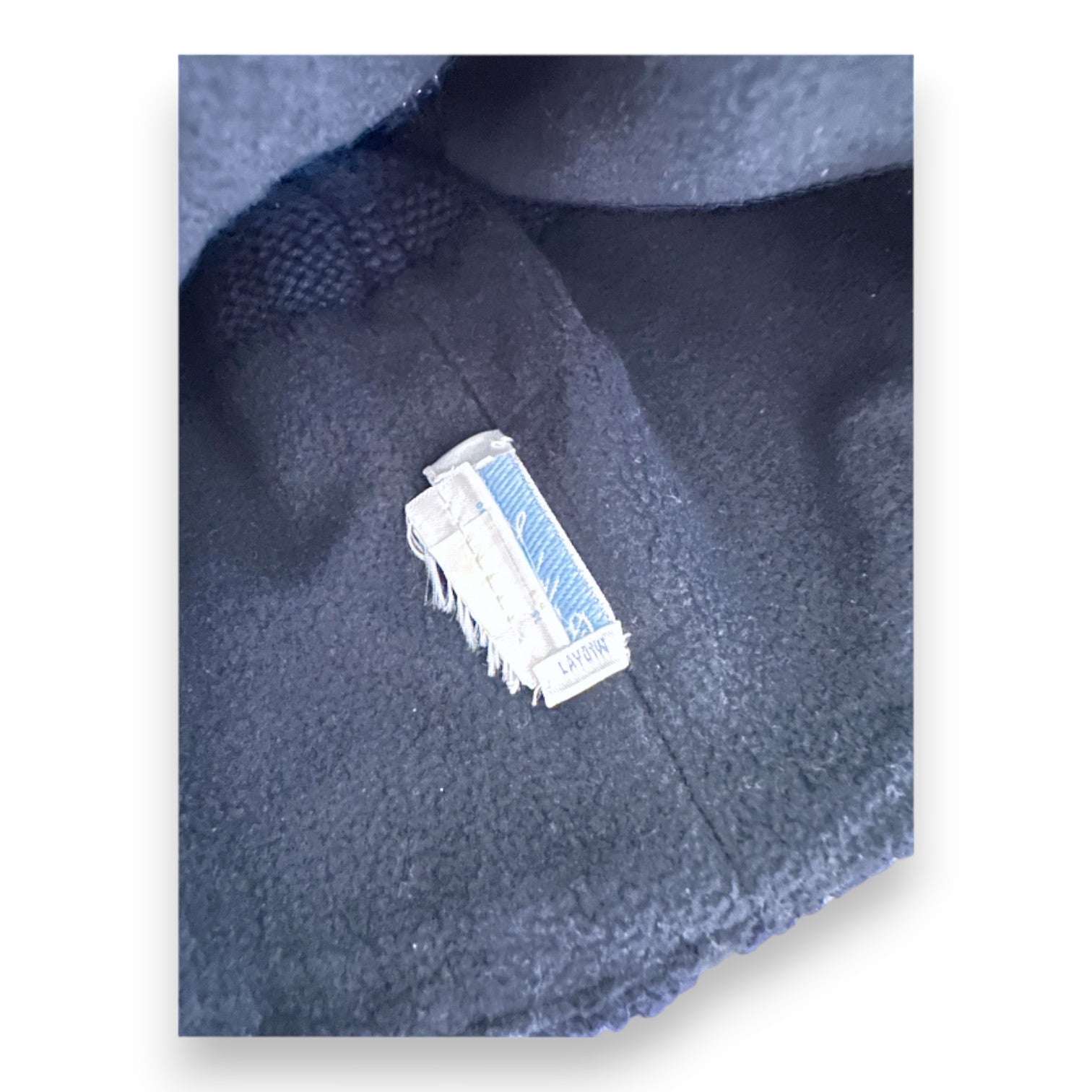 RALPH LAUREN - Bonnet bleu marine avec drapeau - 4 ans