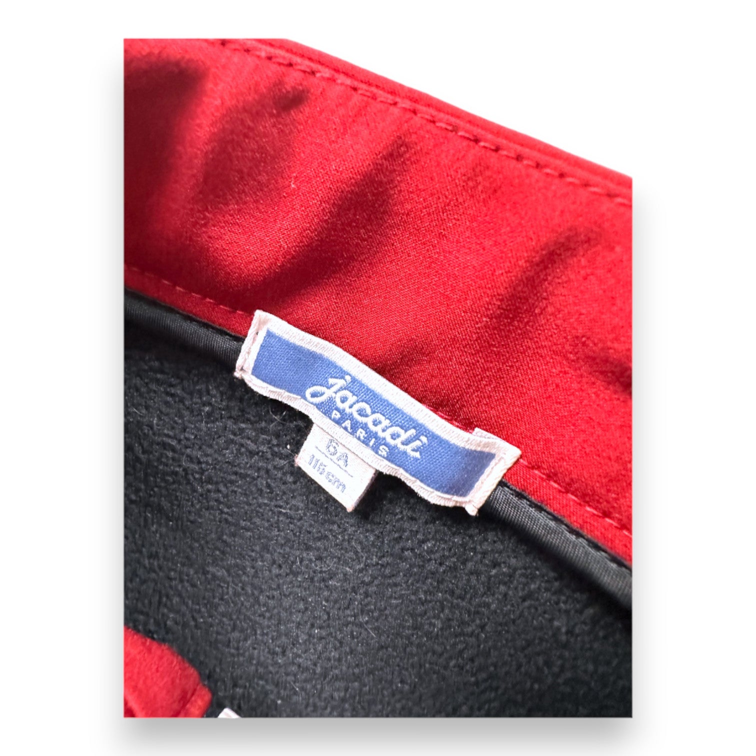 JACADI - Red zip-up sweatshirt - 6 years