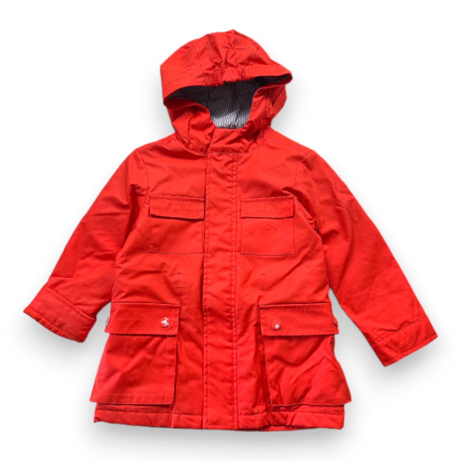 JACADI - Orange raincoat - 4 years
