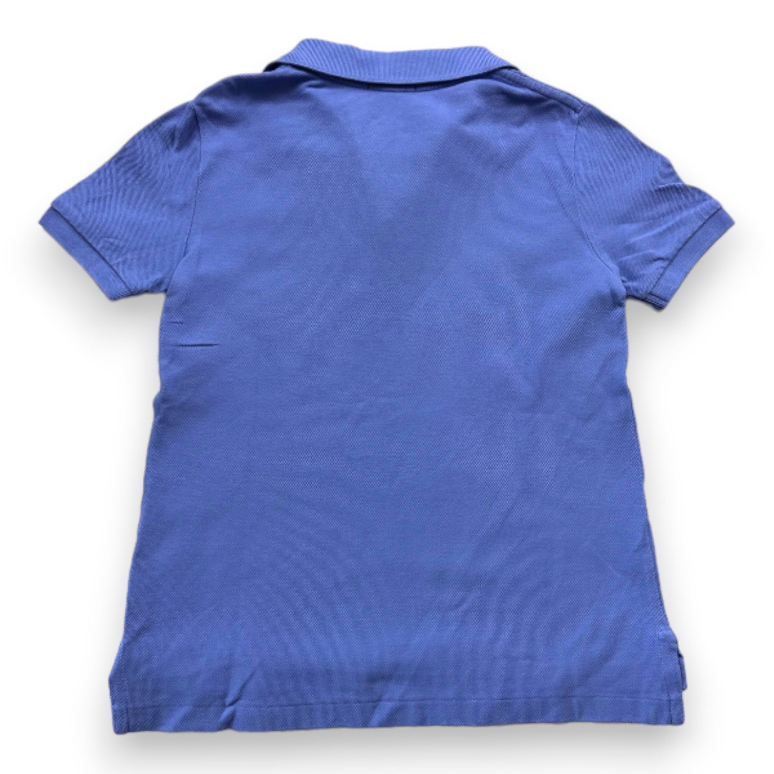 RALPH LAUREN - Blue short-sleeved polo shirt - 7 years