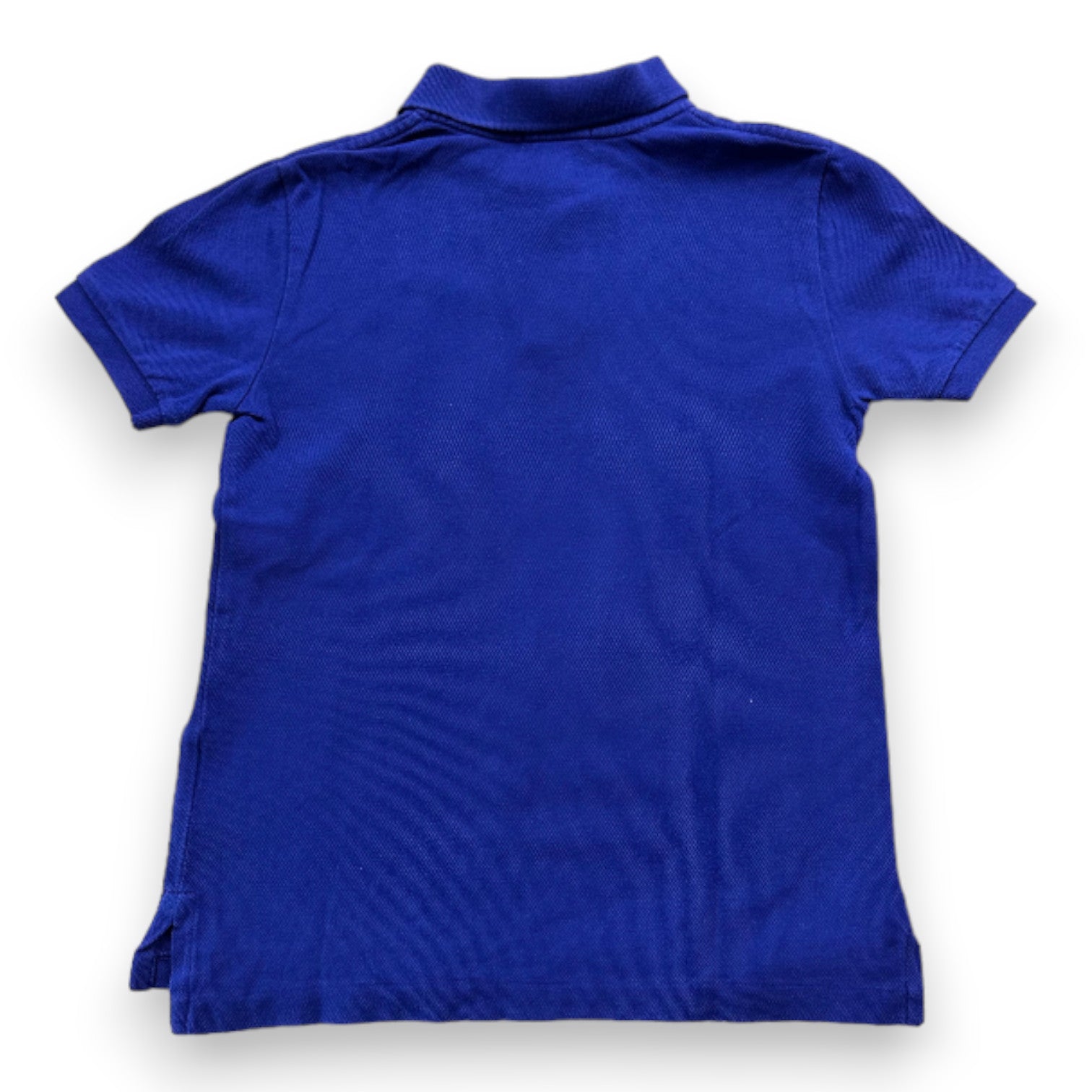RALPH LAUREN - Blue short-sleeved polo shirt - 7 years