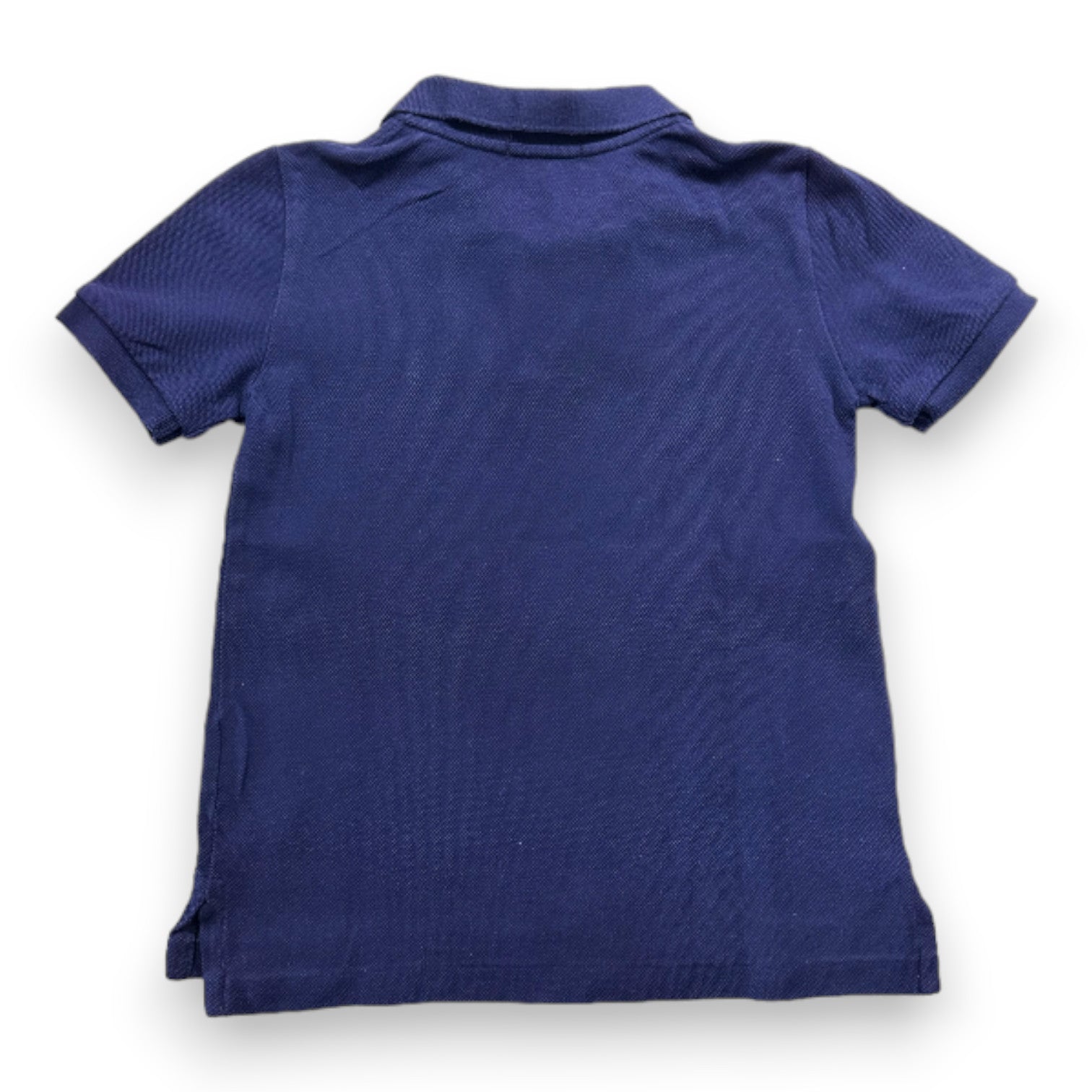 RALPH LAUREN - Navy blue short-sleeved polo shirt - 5 years