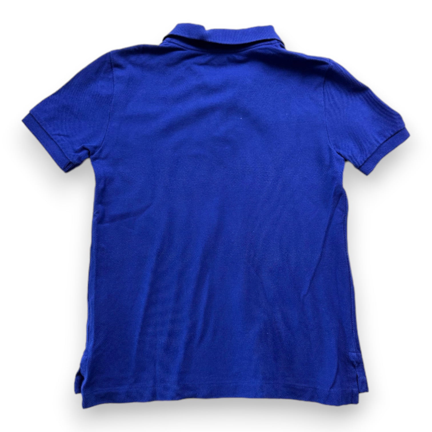 RALPH LAUREN - Blue short-sleeved polo shirt - 7 years