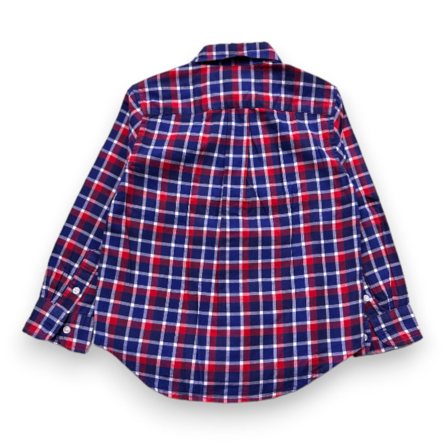 RALPH LAUREN - Red, blue and white shirt - 4 years