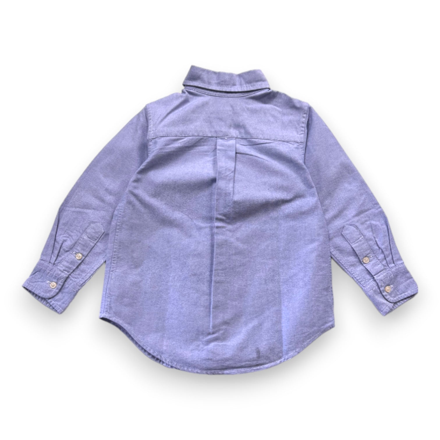 RALPH LAUREN - Blue long-sleeved shirt - 3 years