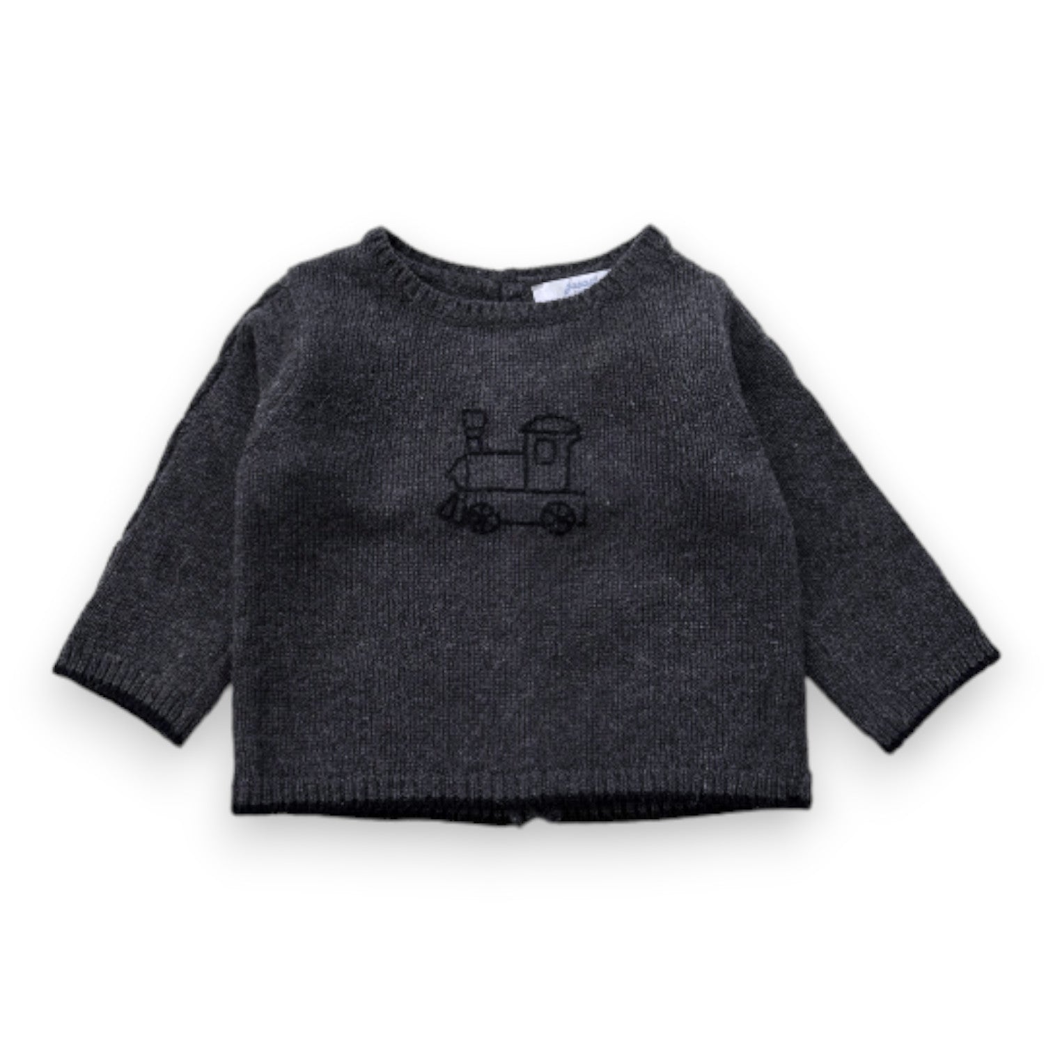 JACADI - Gray wool sweater - 6 months