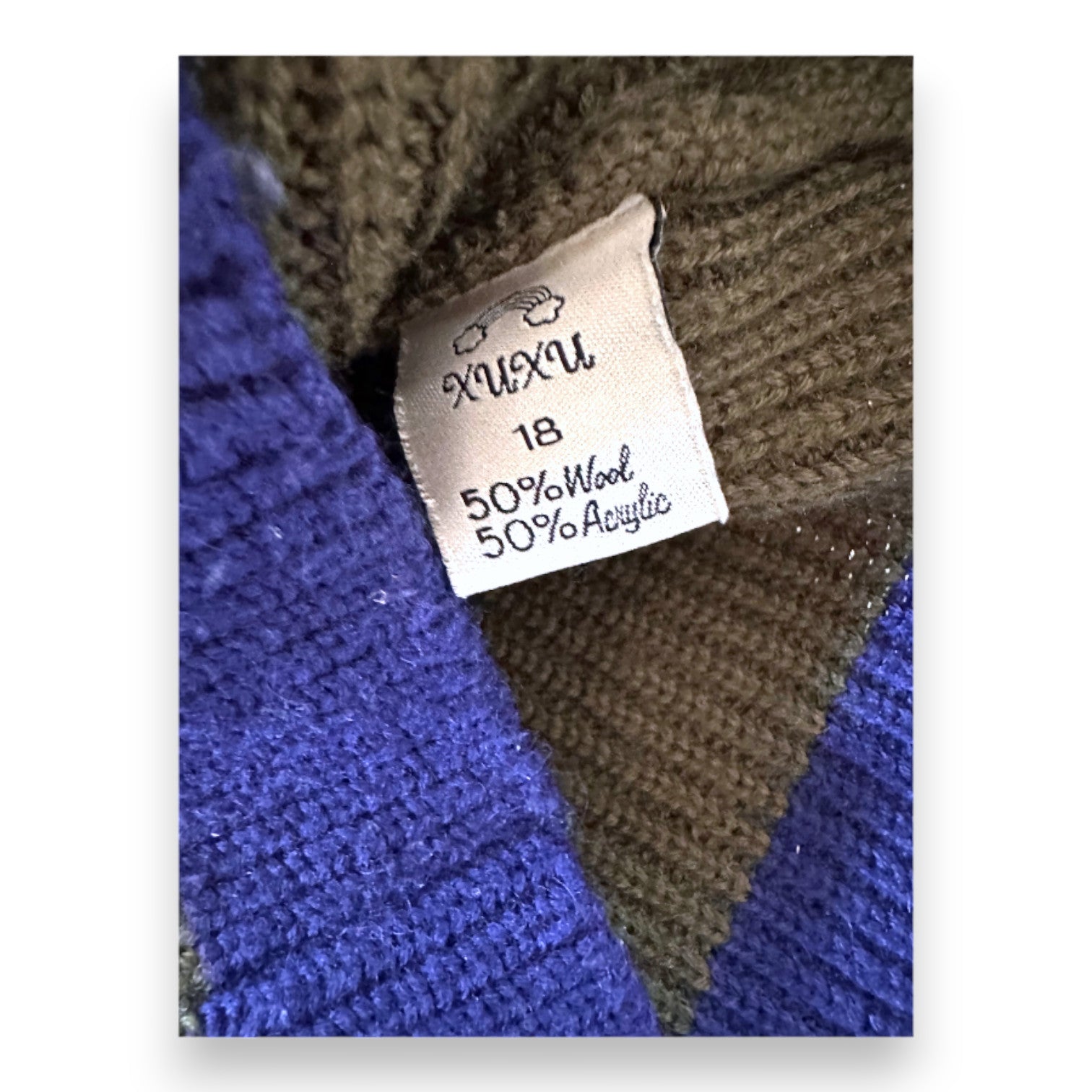 XUXU - Khaki wool sweater - 18 months