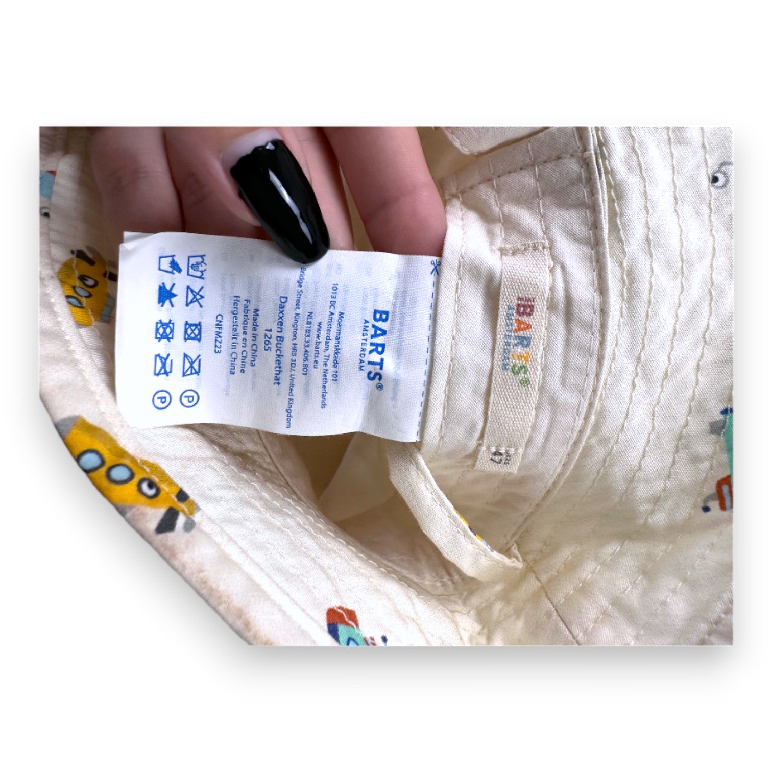 BARTS AMSTERDAM - Beiger Bob mit Prints - 12 Monate