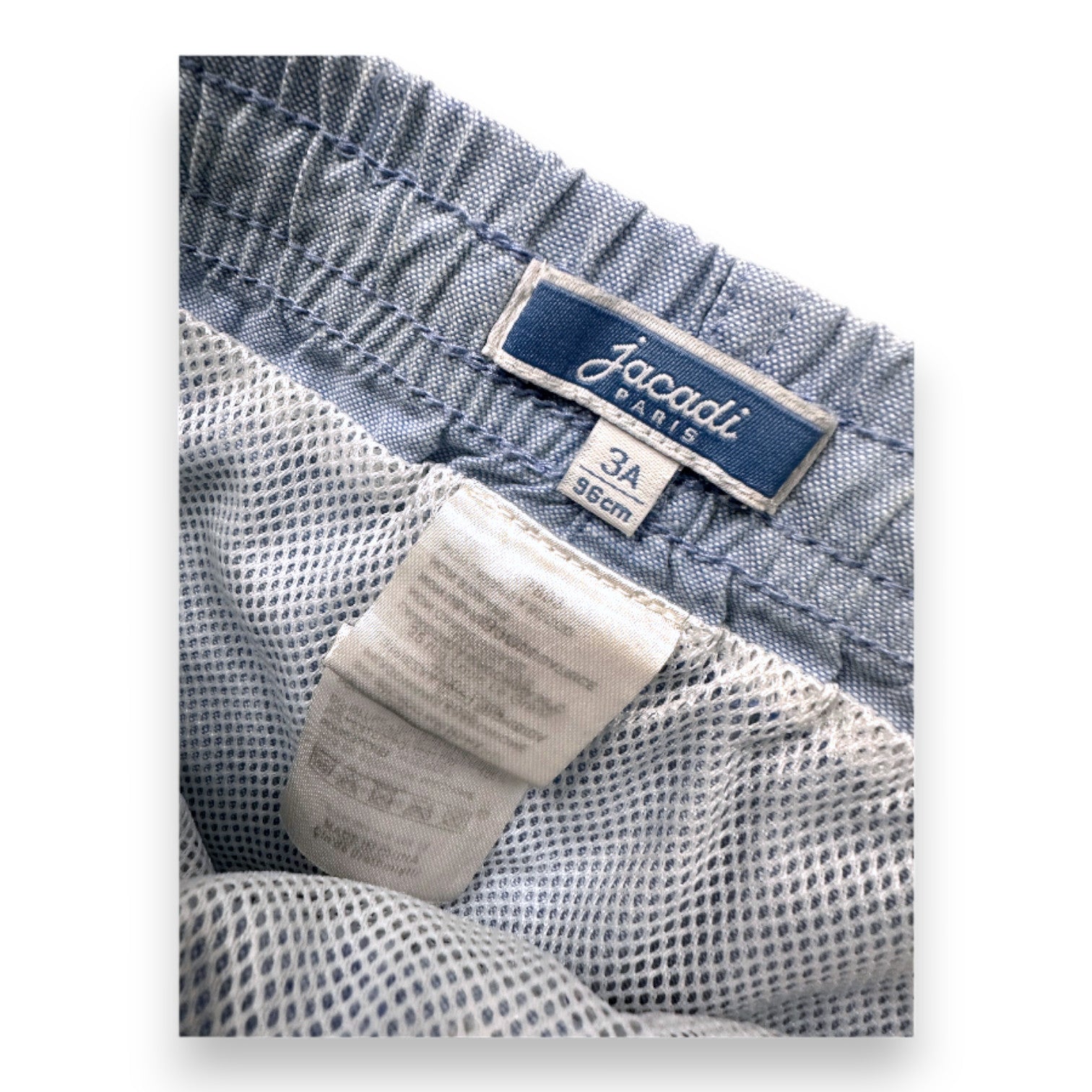 JACADI - Short de bain bleu - 3 ans