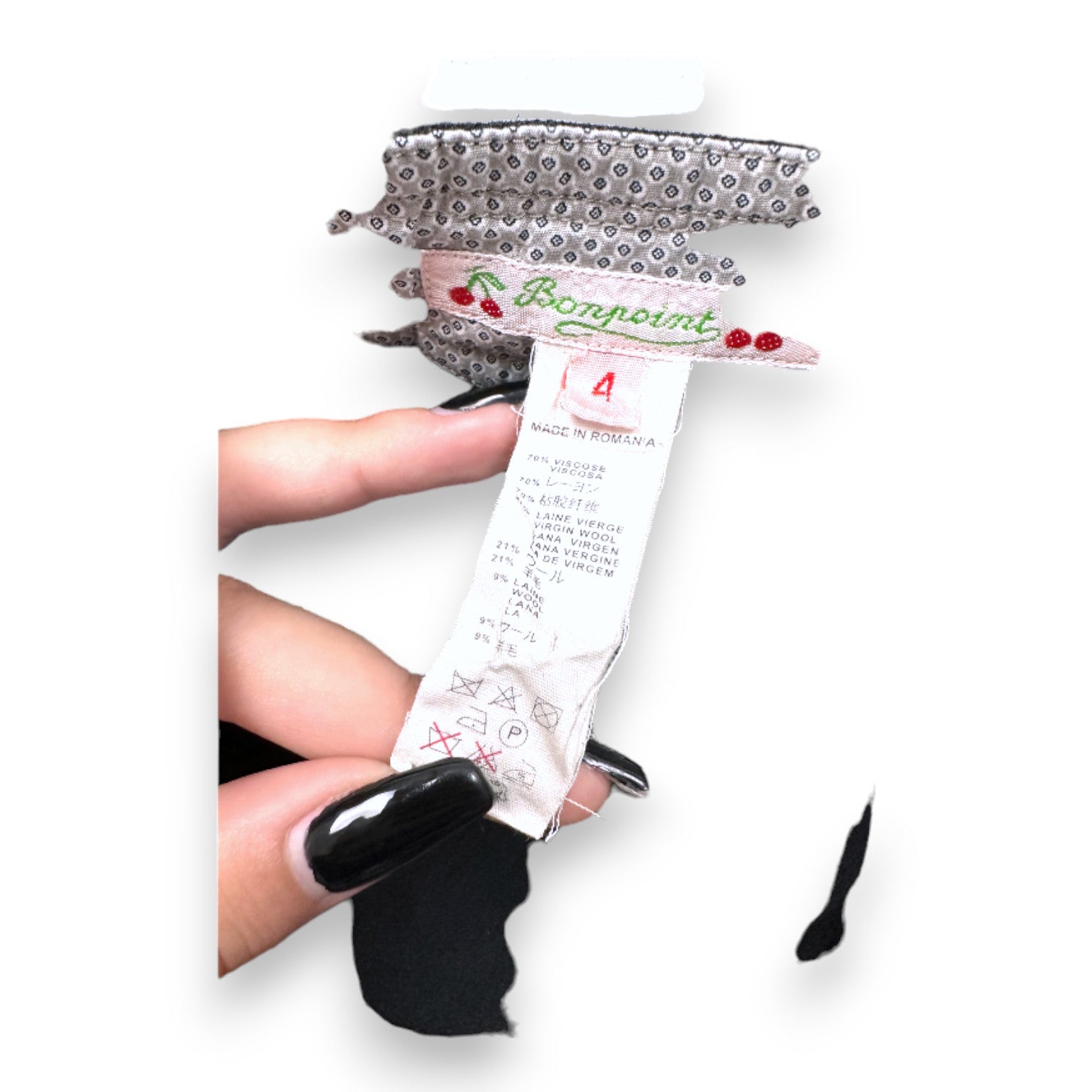 BONPOINT - Jupe noire - 4 ans