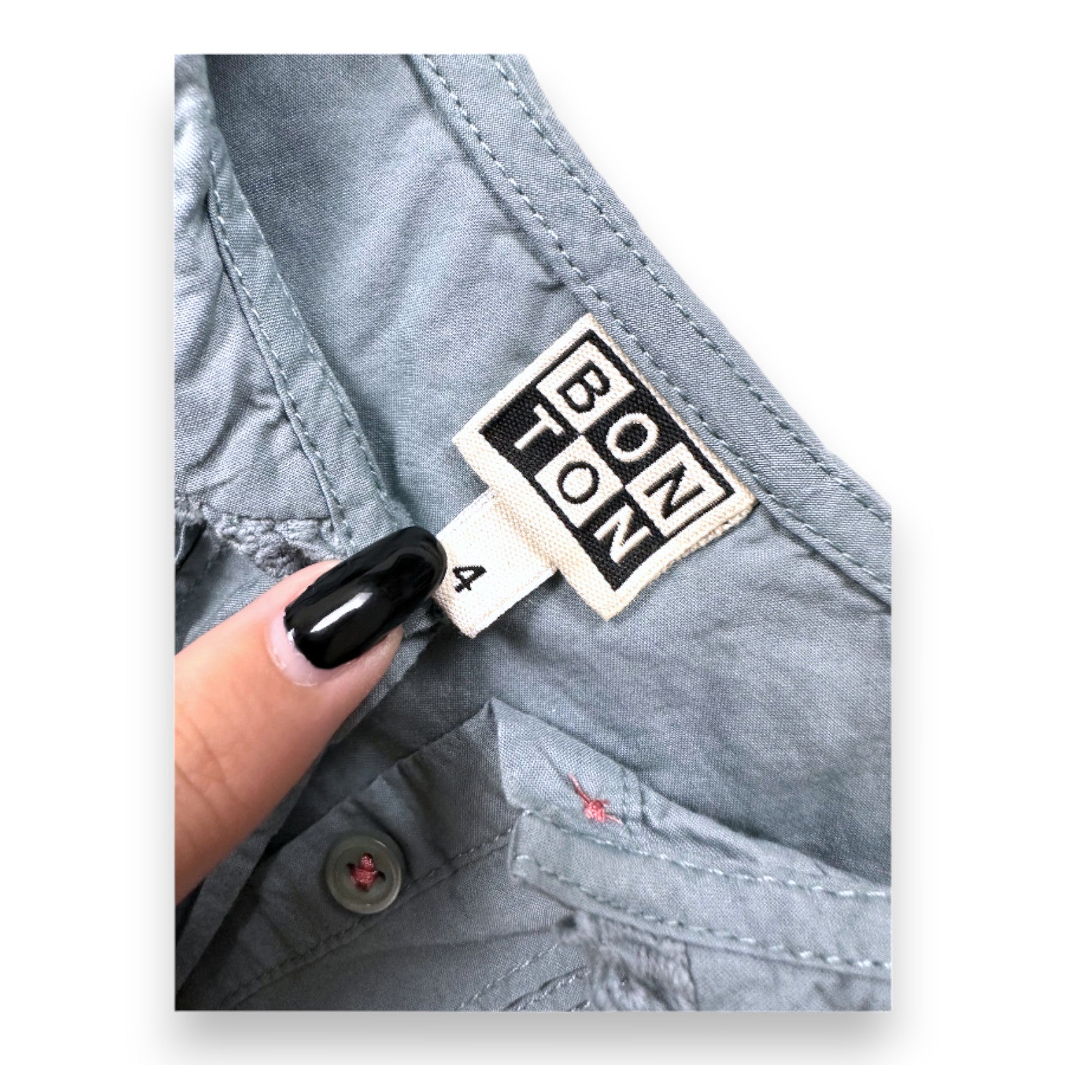 BONTON - Robe bleue - 4 ans