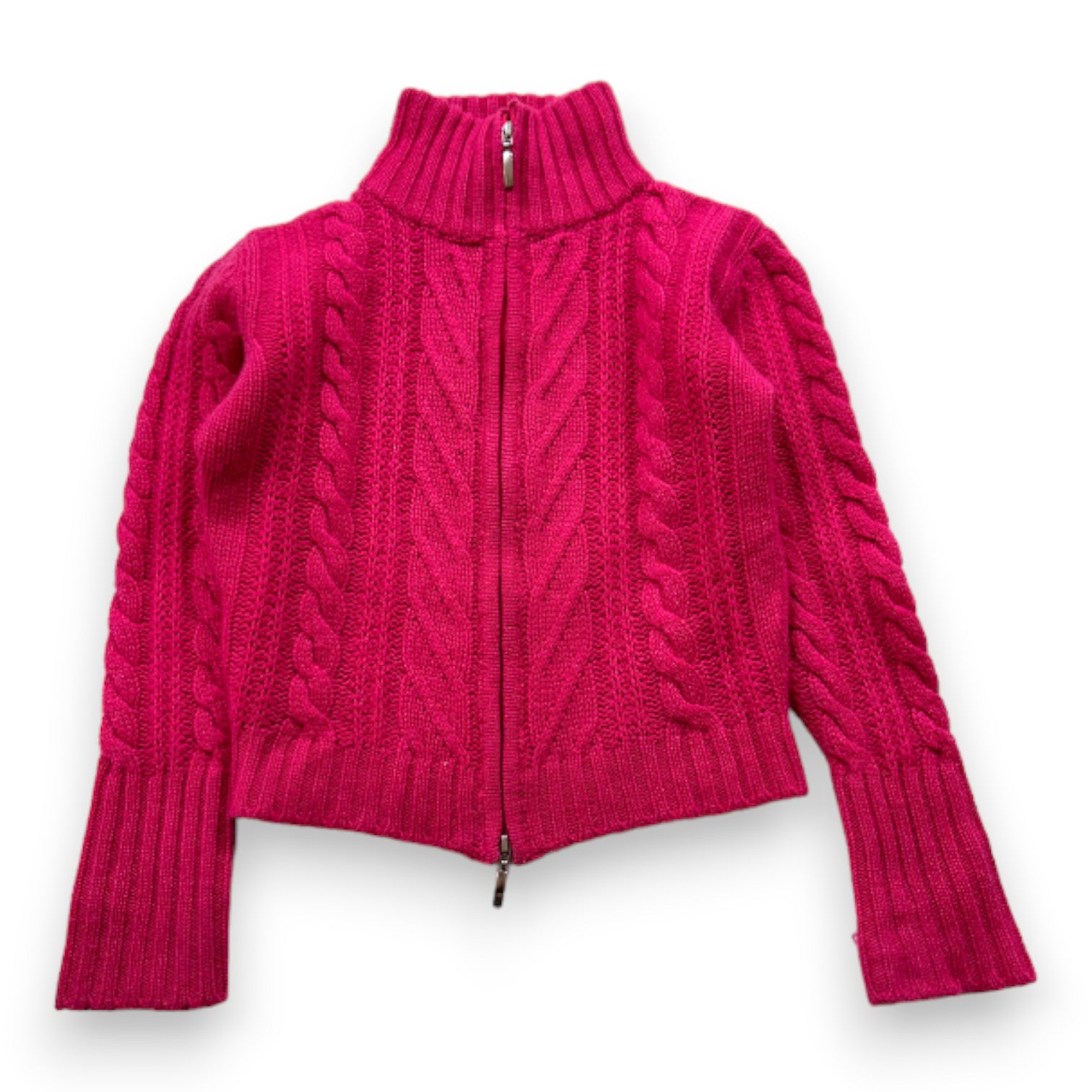 CLEAR-ROUND - Cardigan rose en cahemire - 3 ans