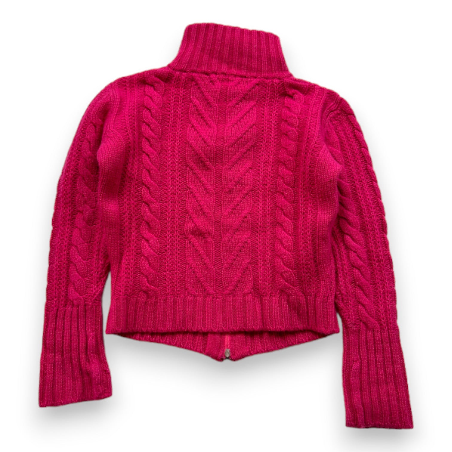 CLEAR-ROUND - Cardigan rose en cahemire - 3 ans