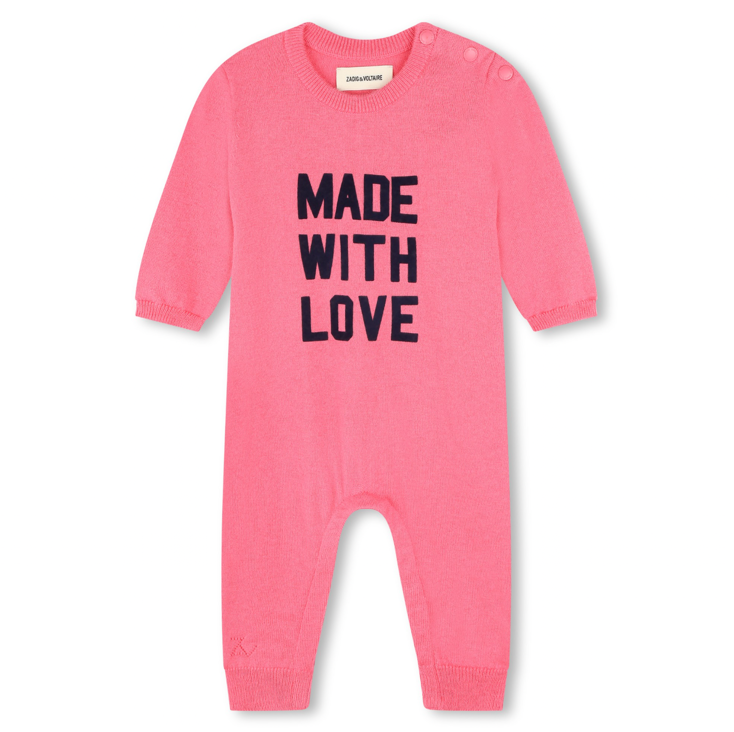 ZADIG & VOLTAIRE - Strick-Overall „Made with Love“ - 6 Monate