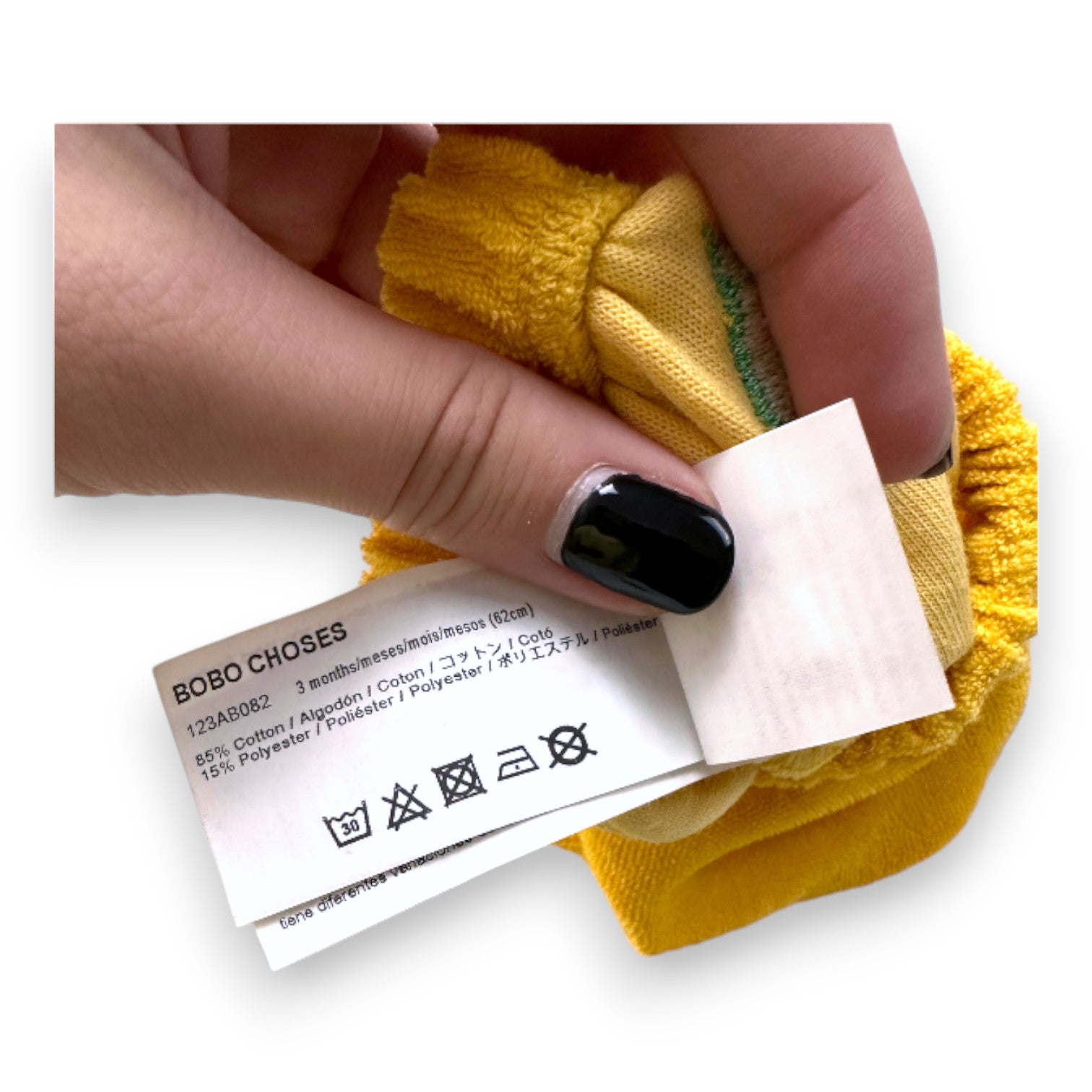 BOBO CHOSES - Yellow terrycloth bloomers - 3 months