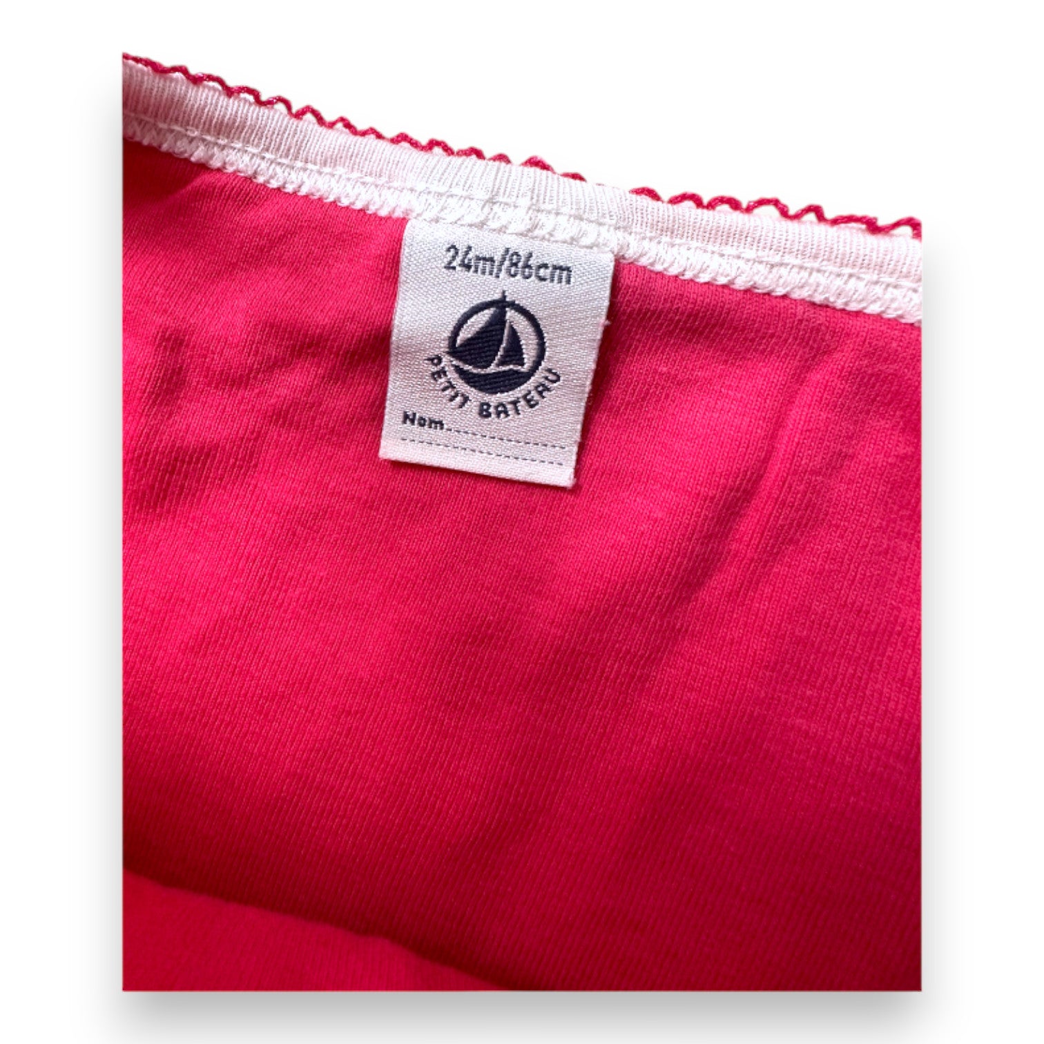 PETIT BATEAU - Weißes Kleid mit rosa Blumen und Body - 2 Jahre