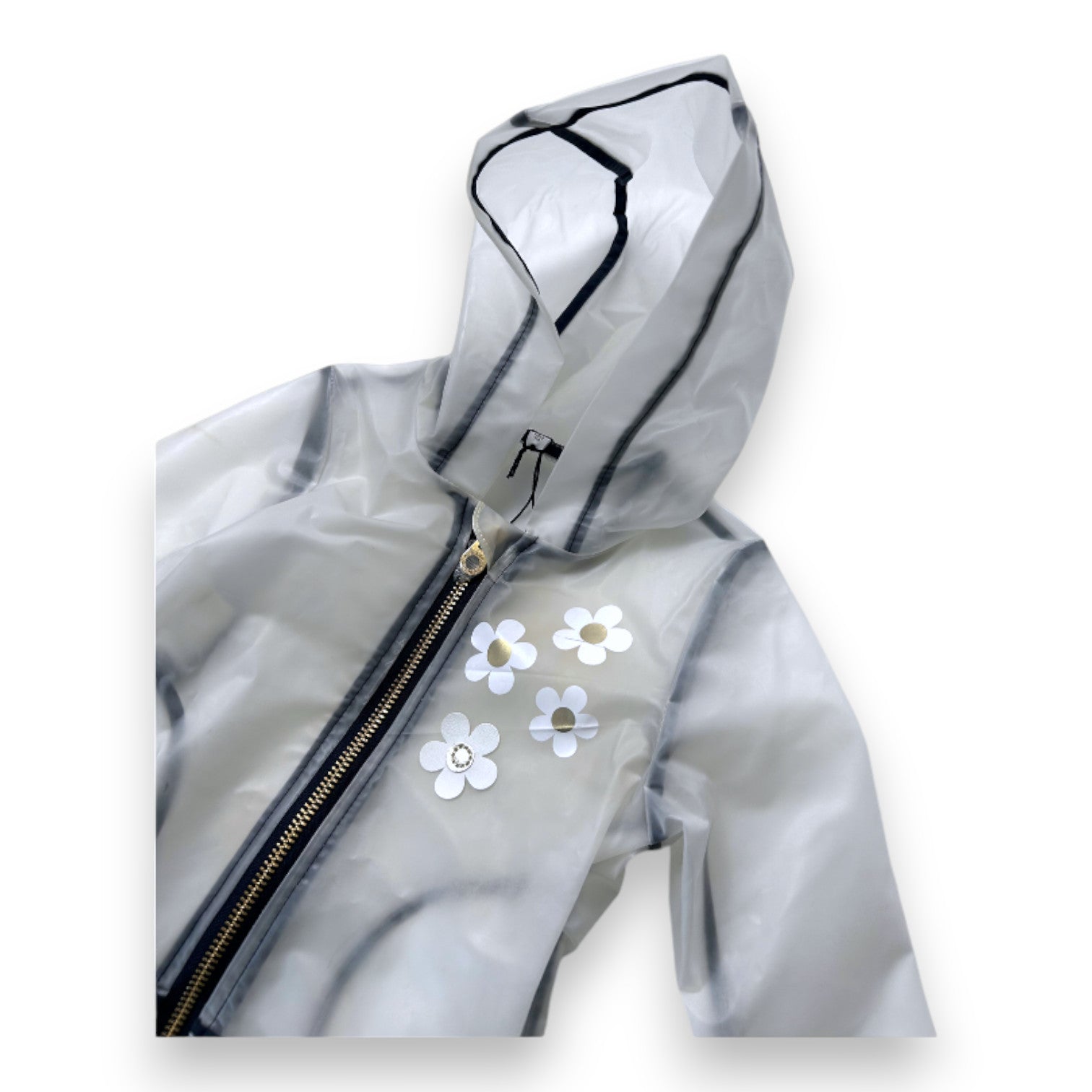 MARC JACOBS - New transparent floral raincoat - 12 months