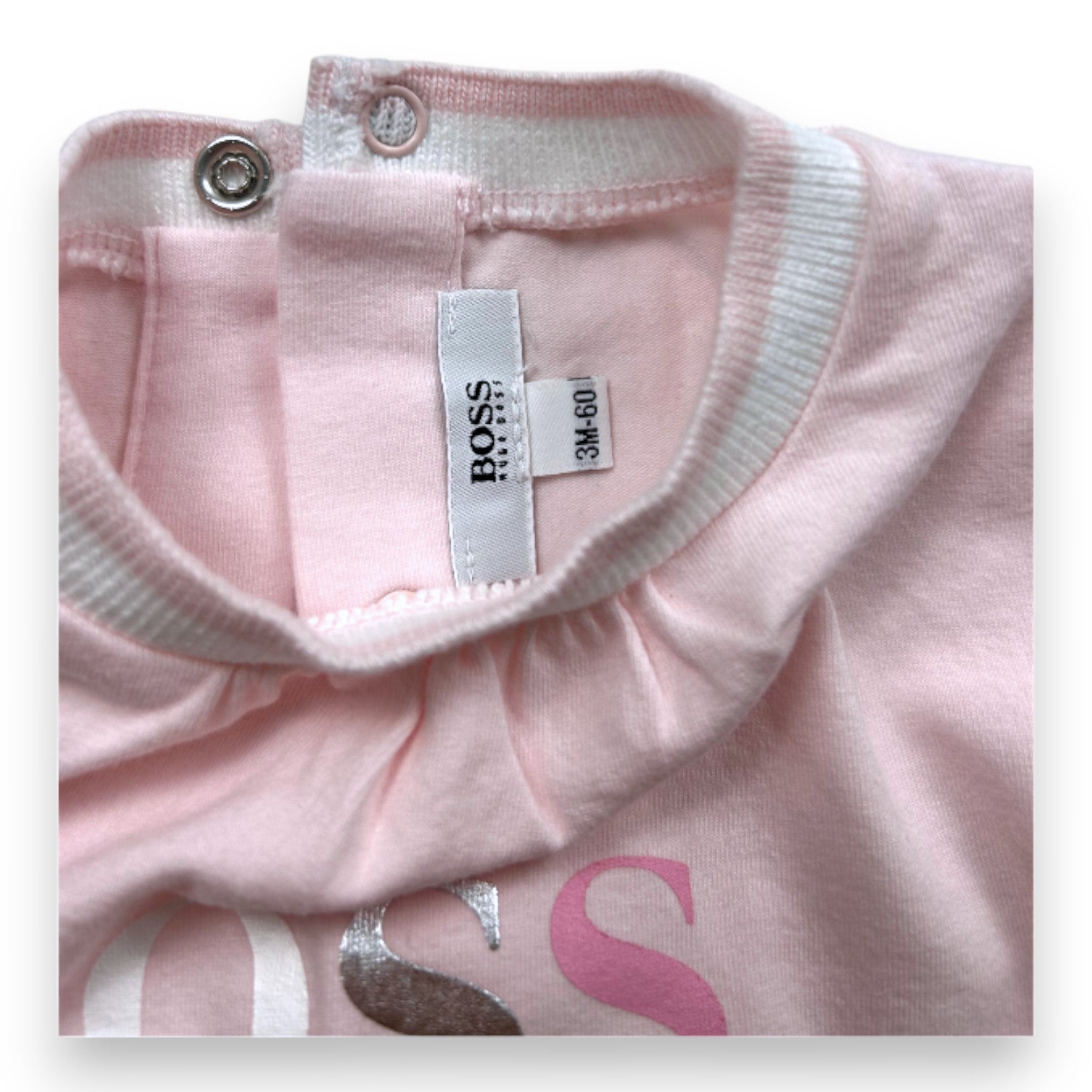 HUGO BOSS - Rosa "Boss"-Pyjama - 3 Monate