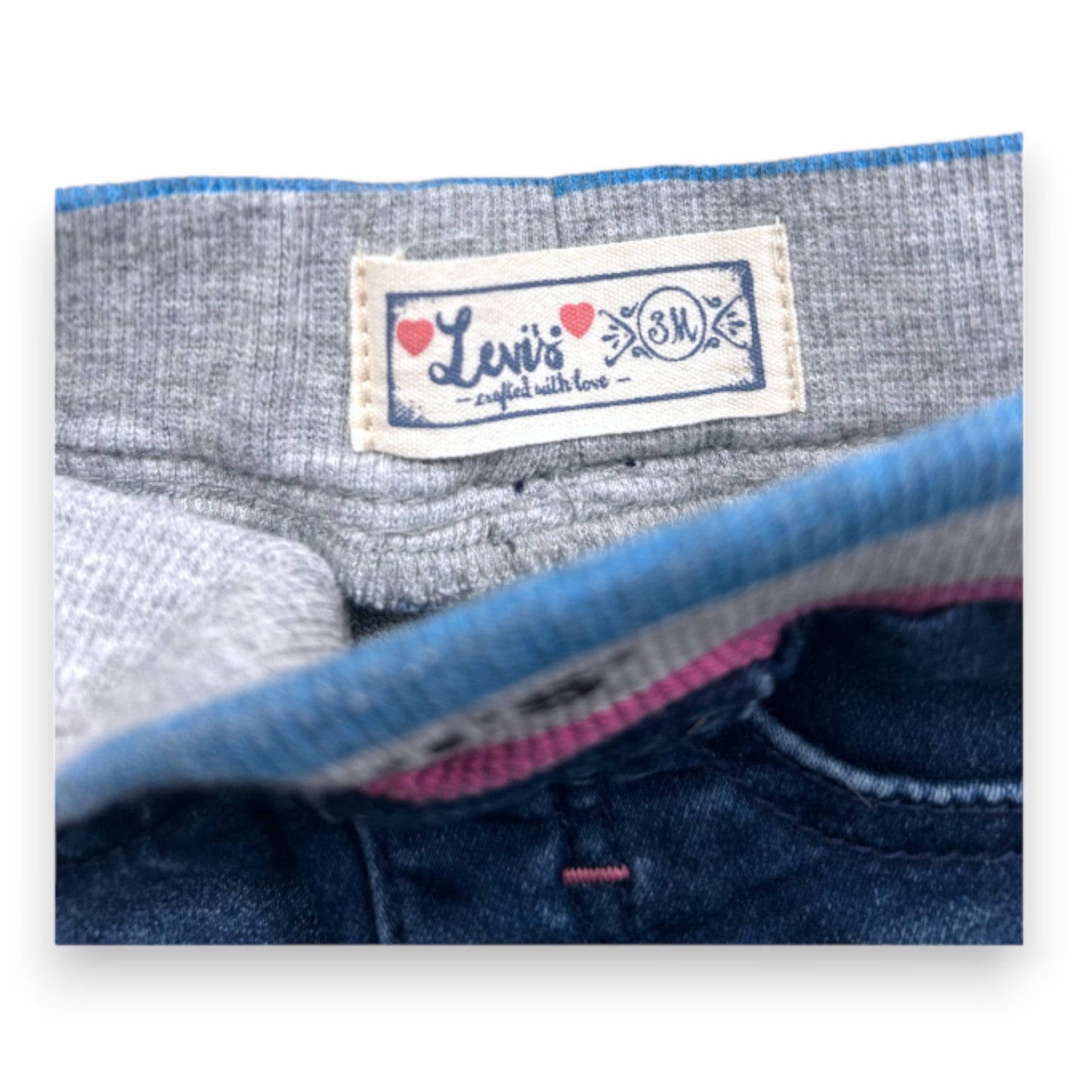 LEVI'S - Blaue Jeanshose - 3 Monate