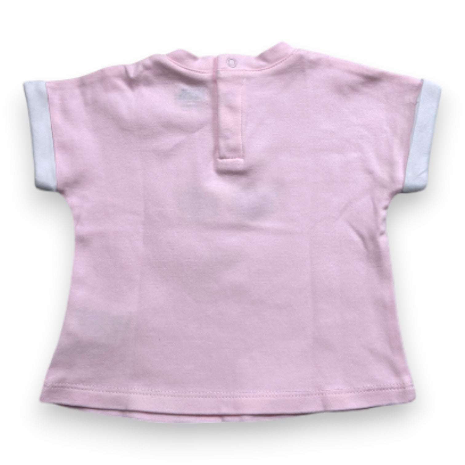 KARL LAGERFELD - Rosa Kurzarm-T-Shirt mit Aufdruck - 6 Monate