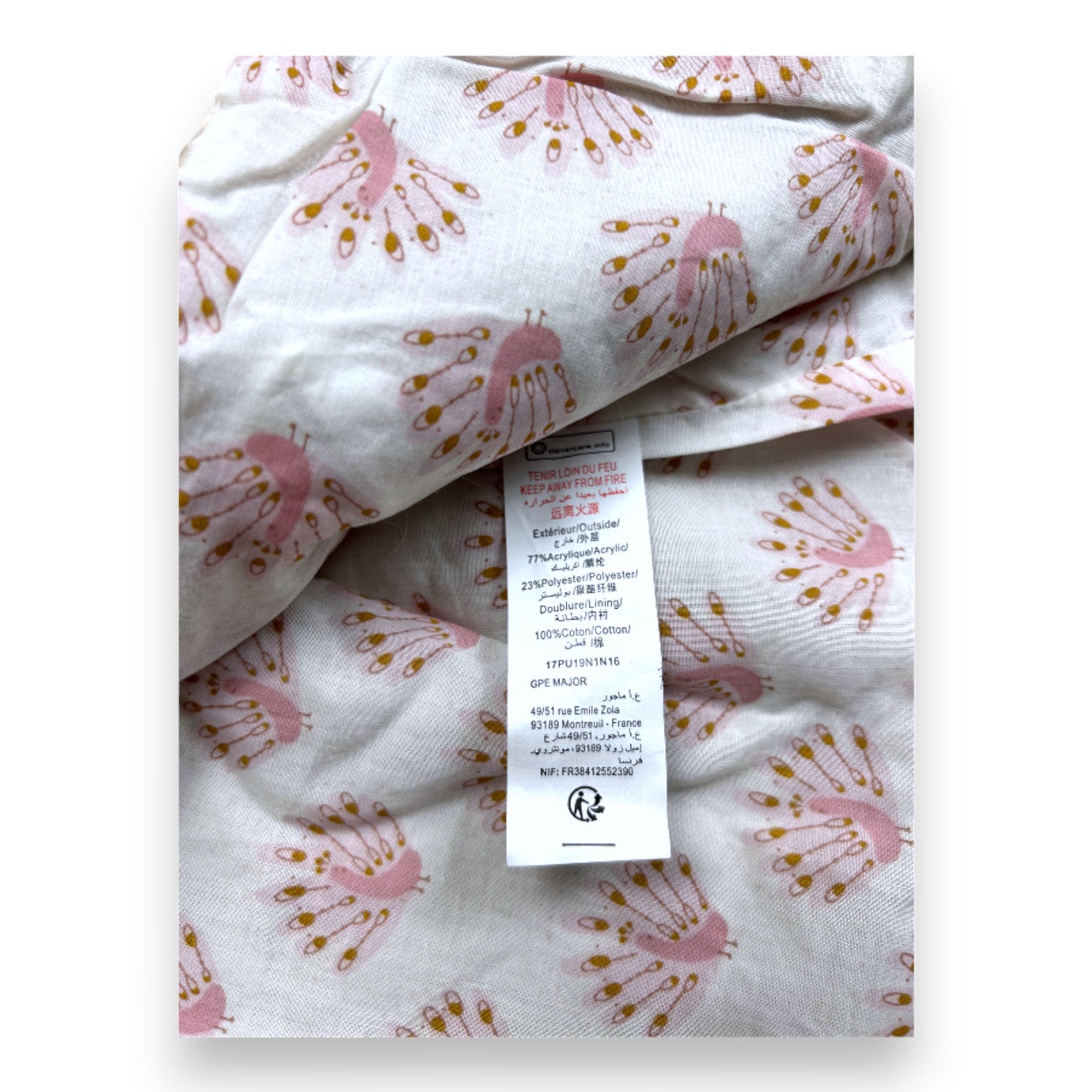 NATALYS - New pink faux fur coat - 6 months