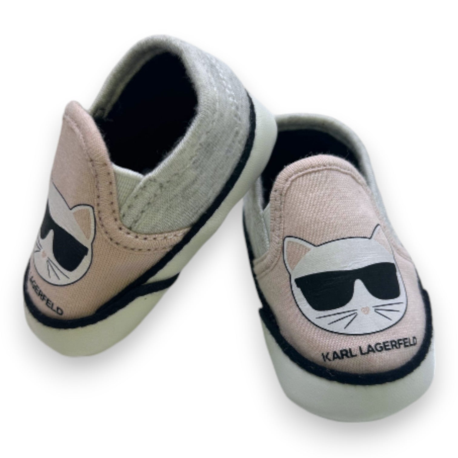 KARL LAGERFELD - Rosa-weiße Hausschuhe - 15