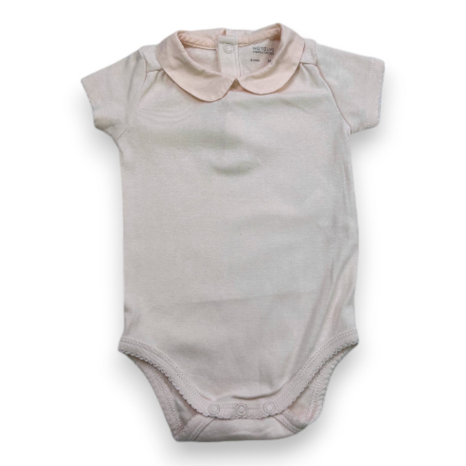 NATALYS - Pink short-sleeved bodysuit - 6 months