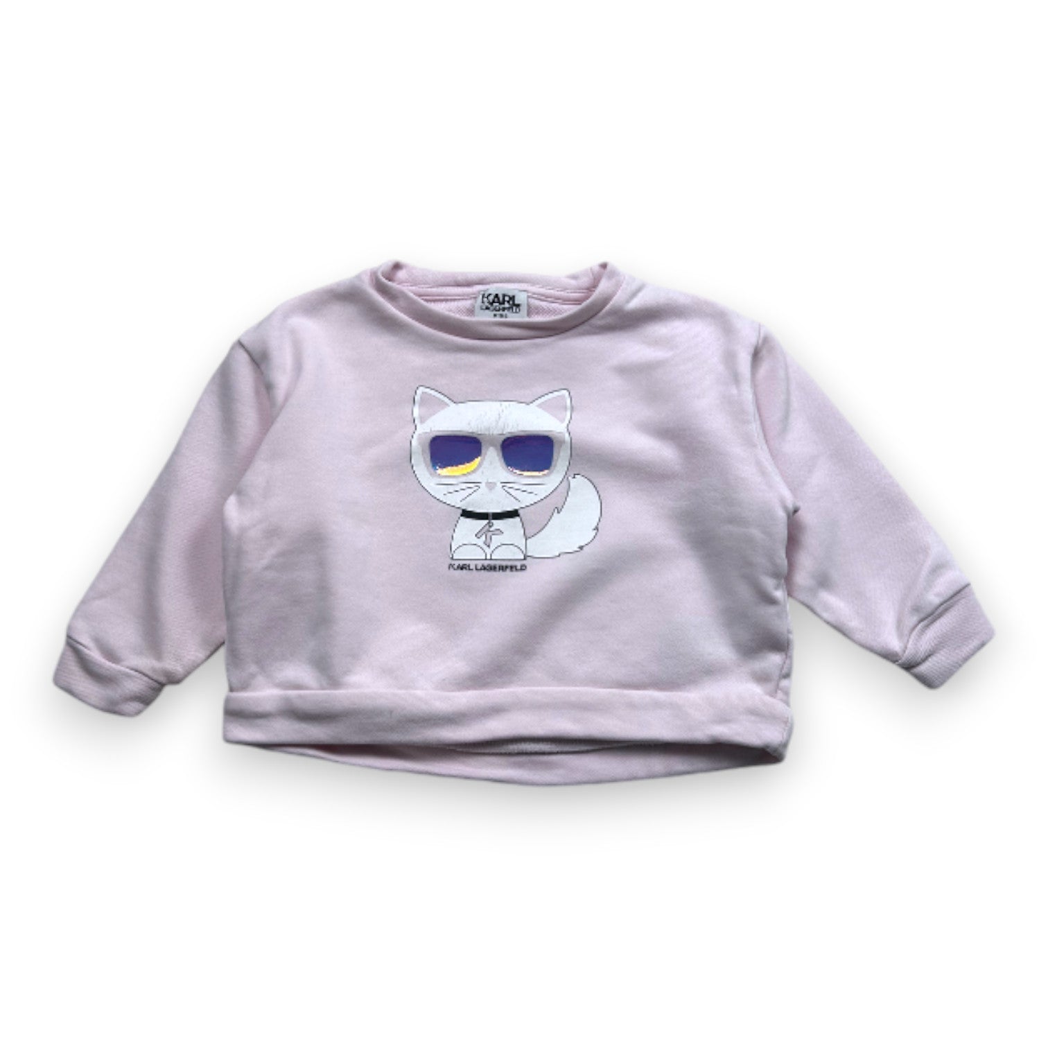 KARL LAGERFELD - Rosa Sweatshirt mit Print - 2 Jahre