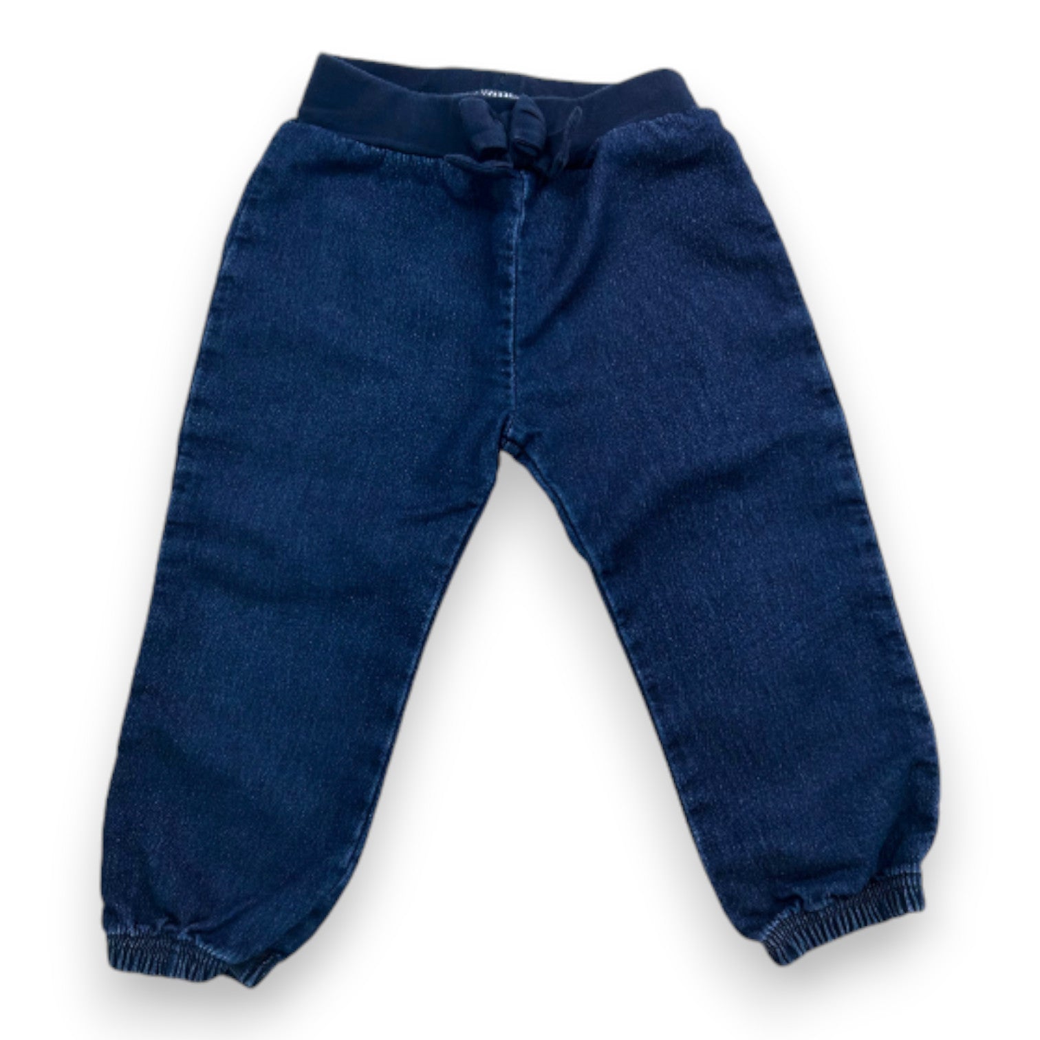 PETIT BATEAU Jogging effet jean bleu 2 ans