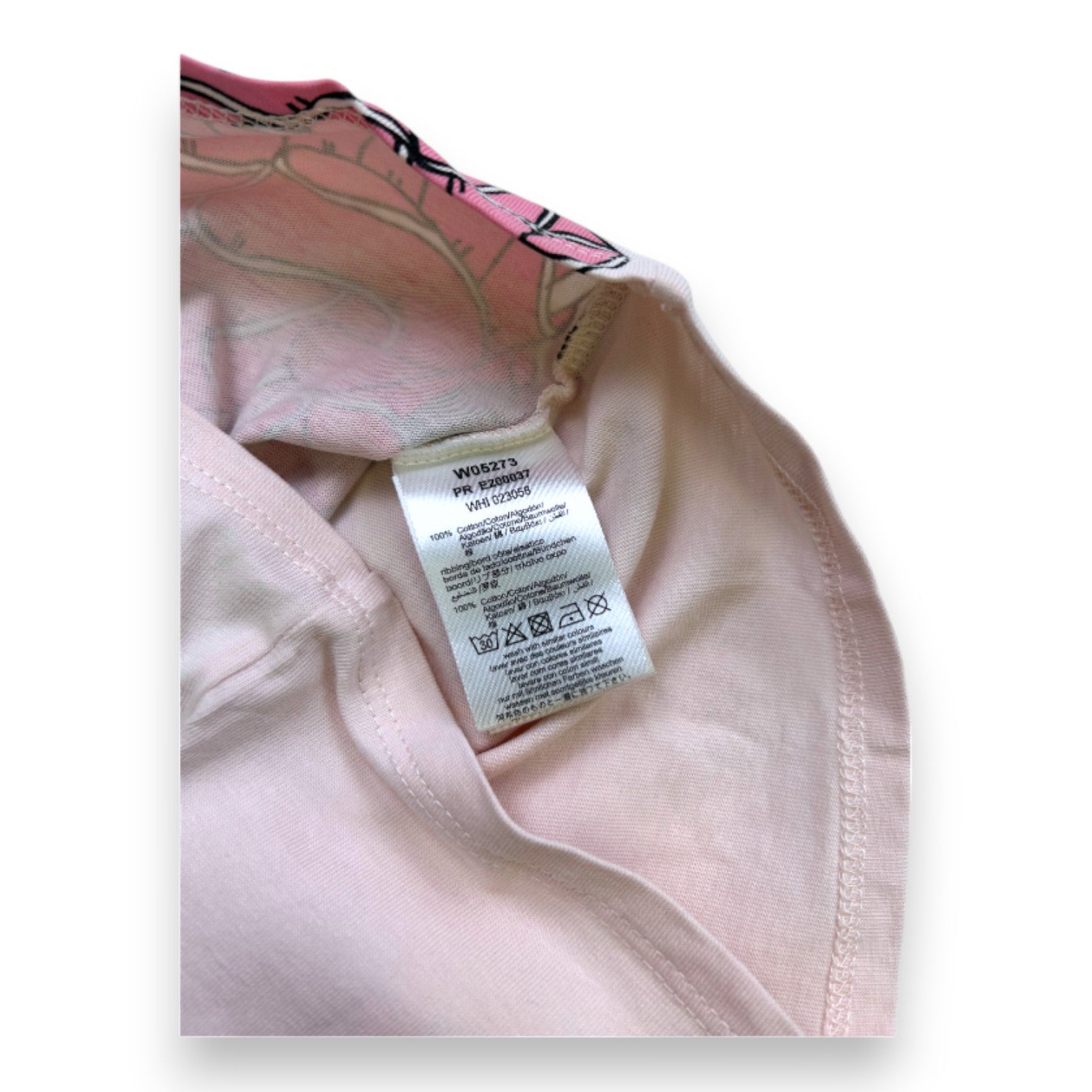 LITTLE MARC JACOBS - Rosa bedrucktes T-Shirt mit kurzen Ärmeln - 18 Monate