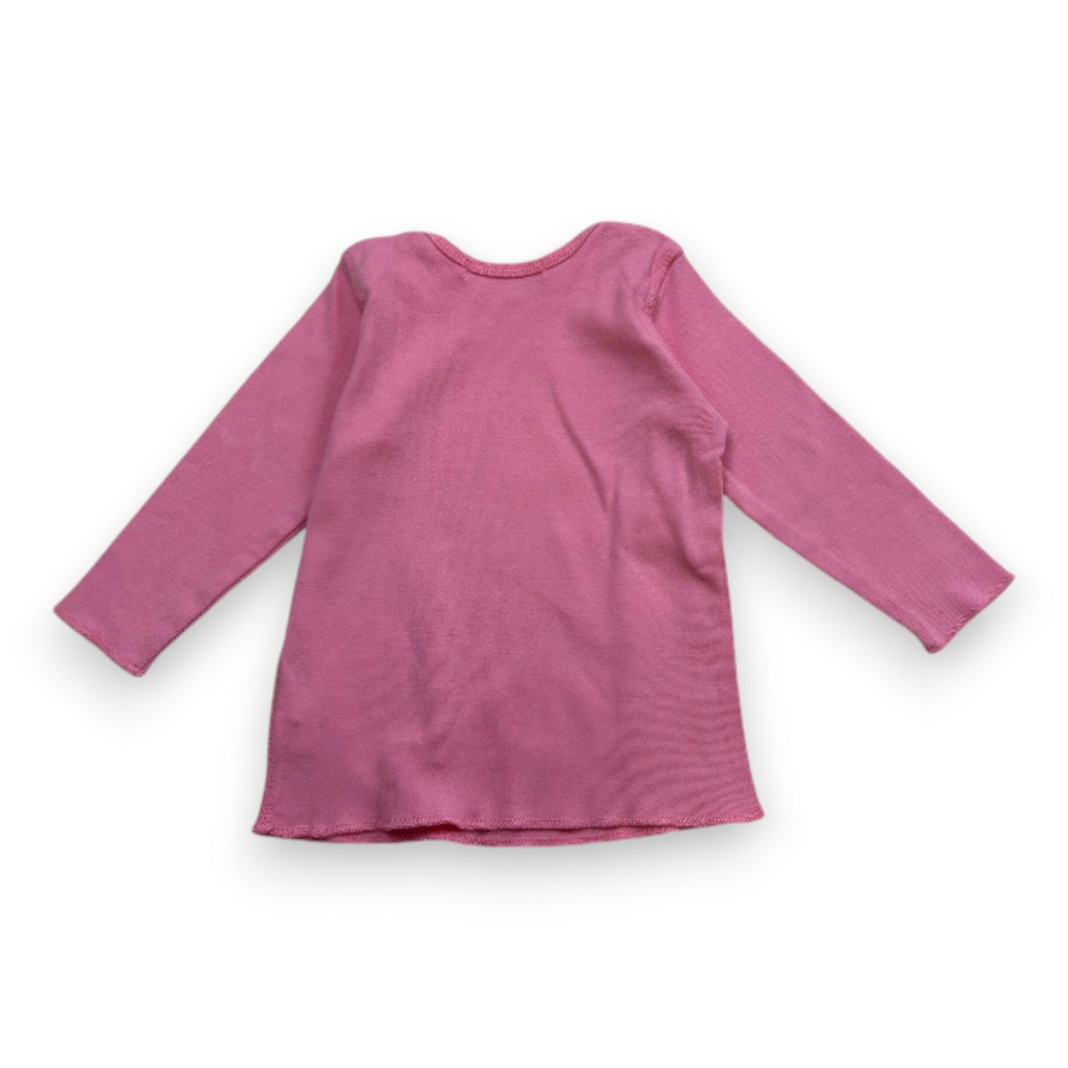 BONPOINT - Rosa Langarm-T-Shirt - 18 Monate