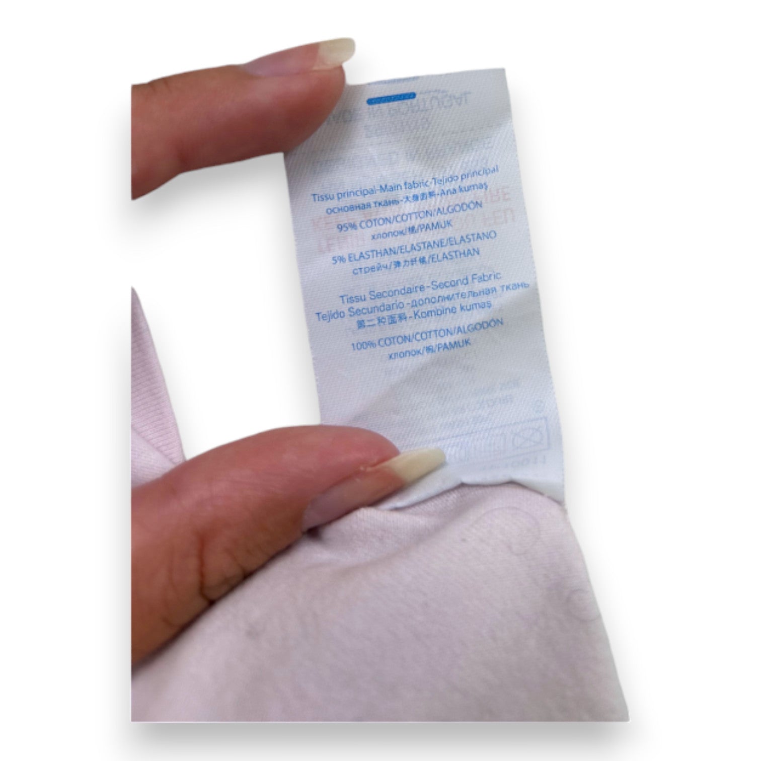 TARTINE & CHOCOLAT - T-shirt à manches longues rose avec col brodé - 12 mois