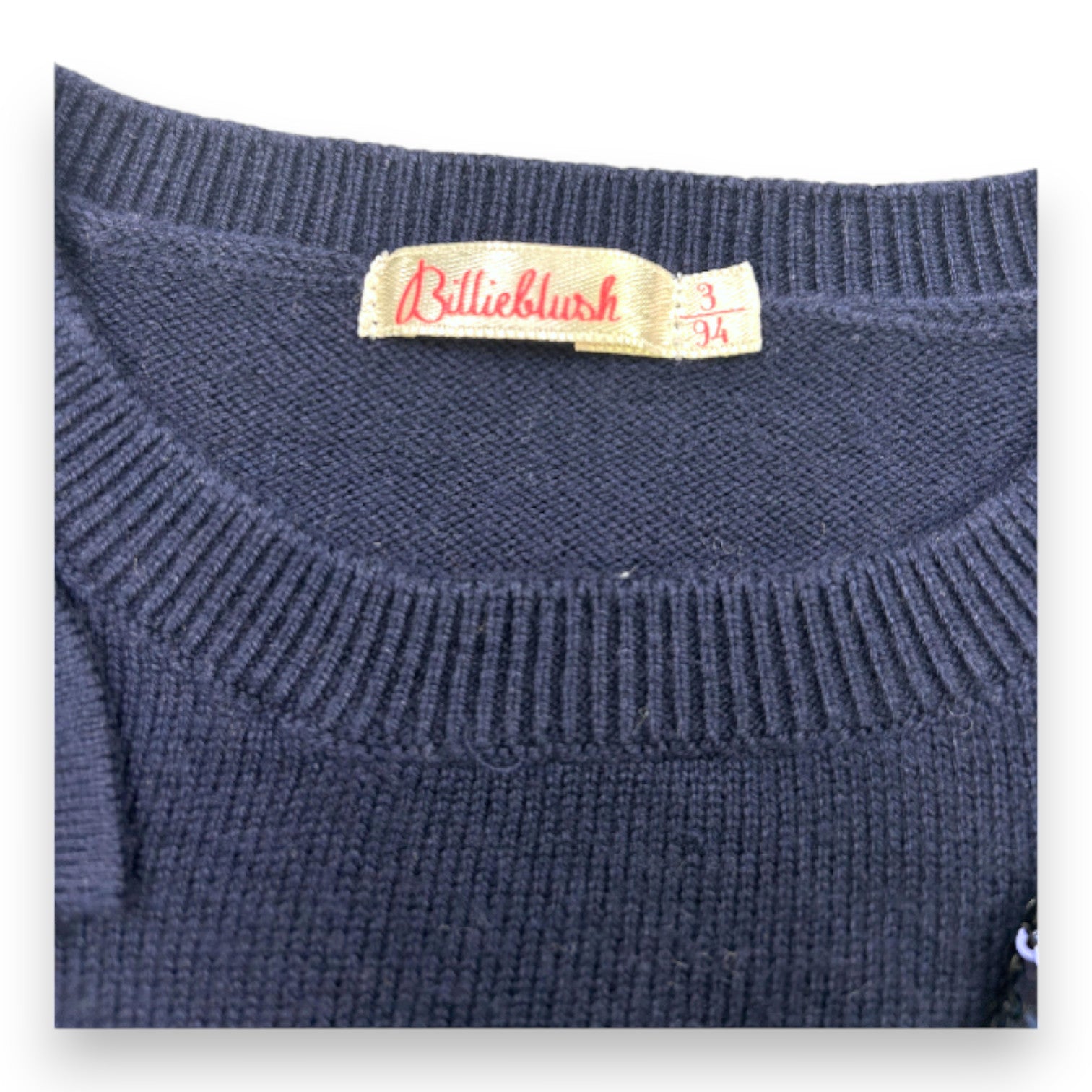 BILLIEBLUSH - Blue sweater with bows - 3 years